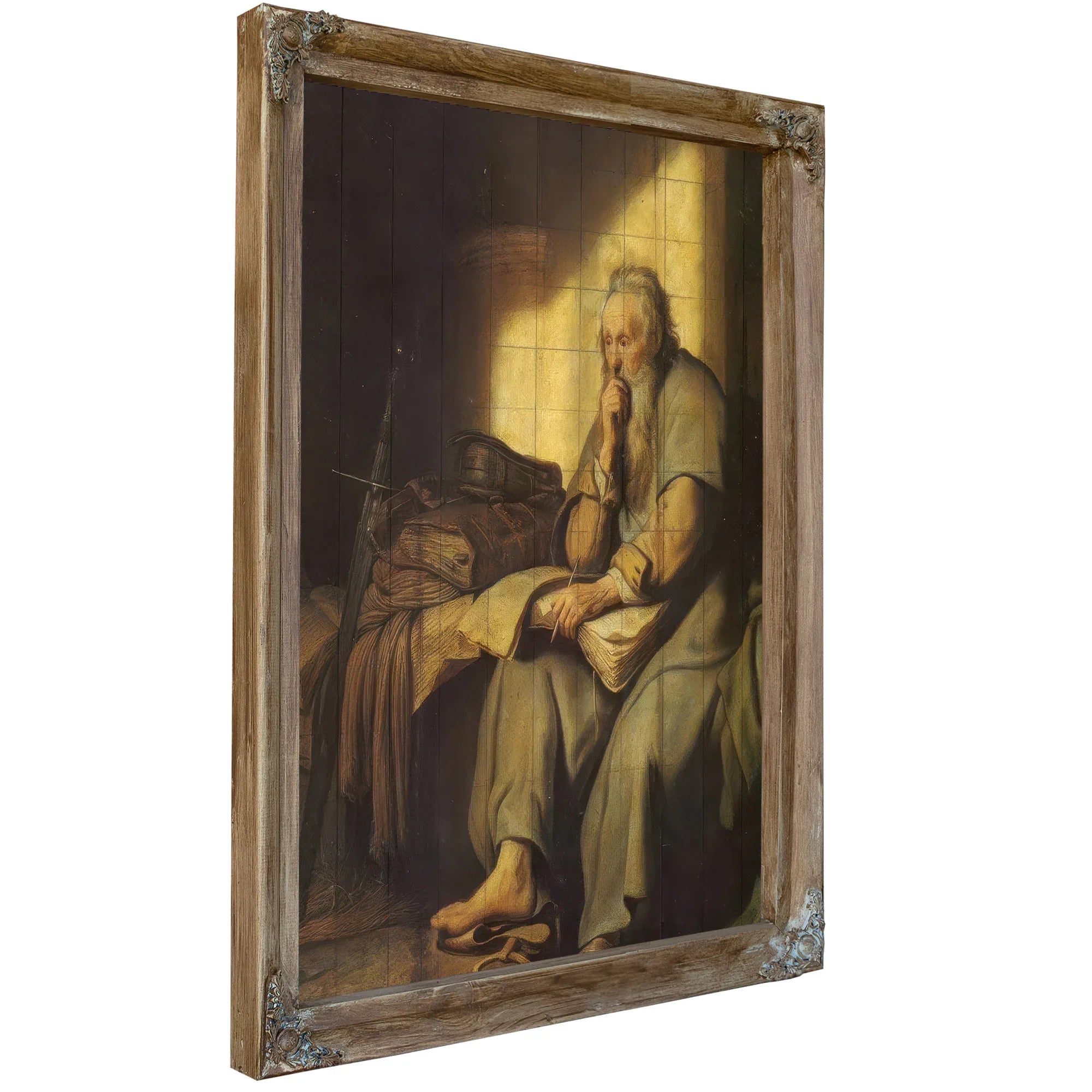 The Apostle Paul In Prison, 1627 By Rembrandt Fine Art Print