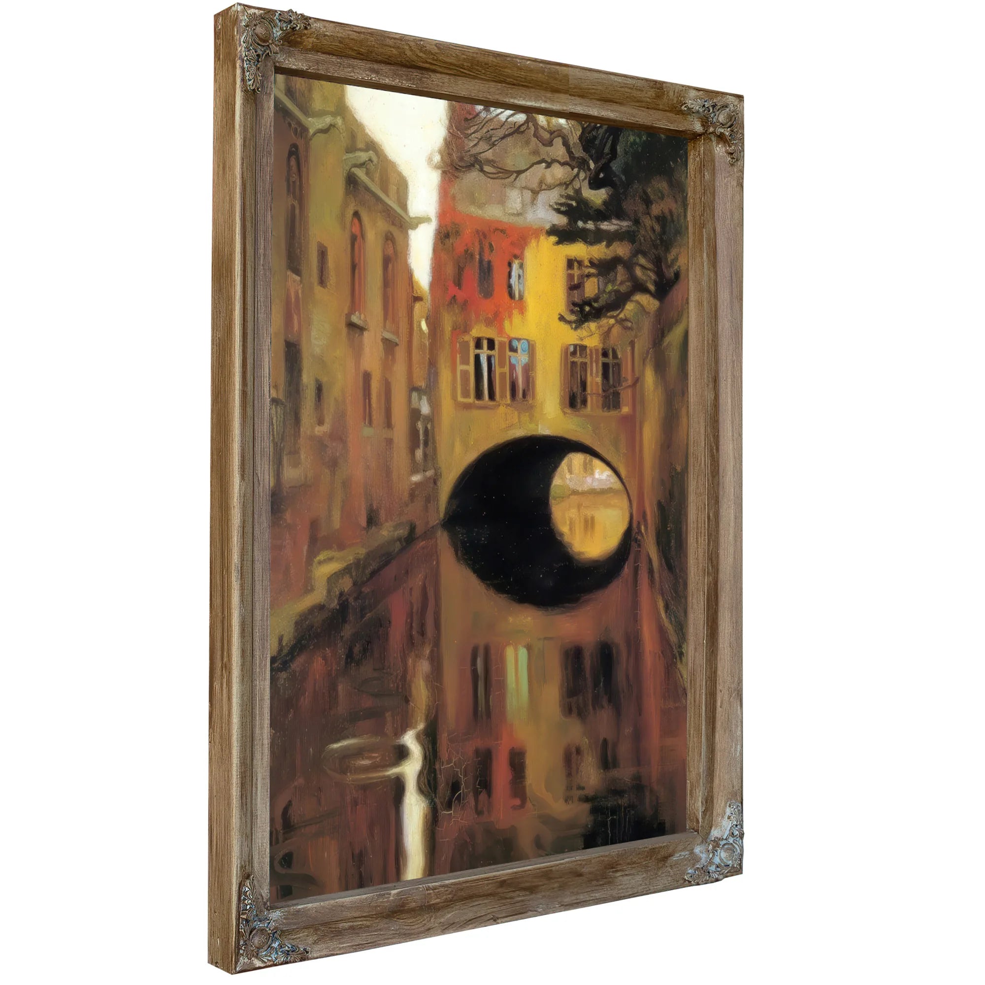 House On The Bridge By Diego Rivera Fine Art Print