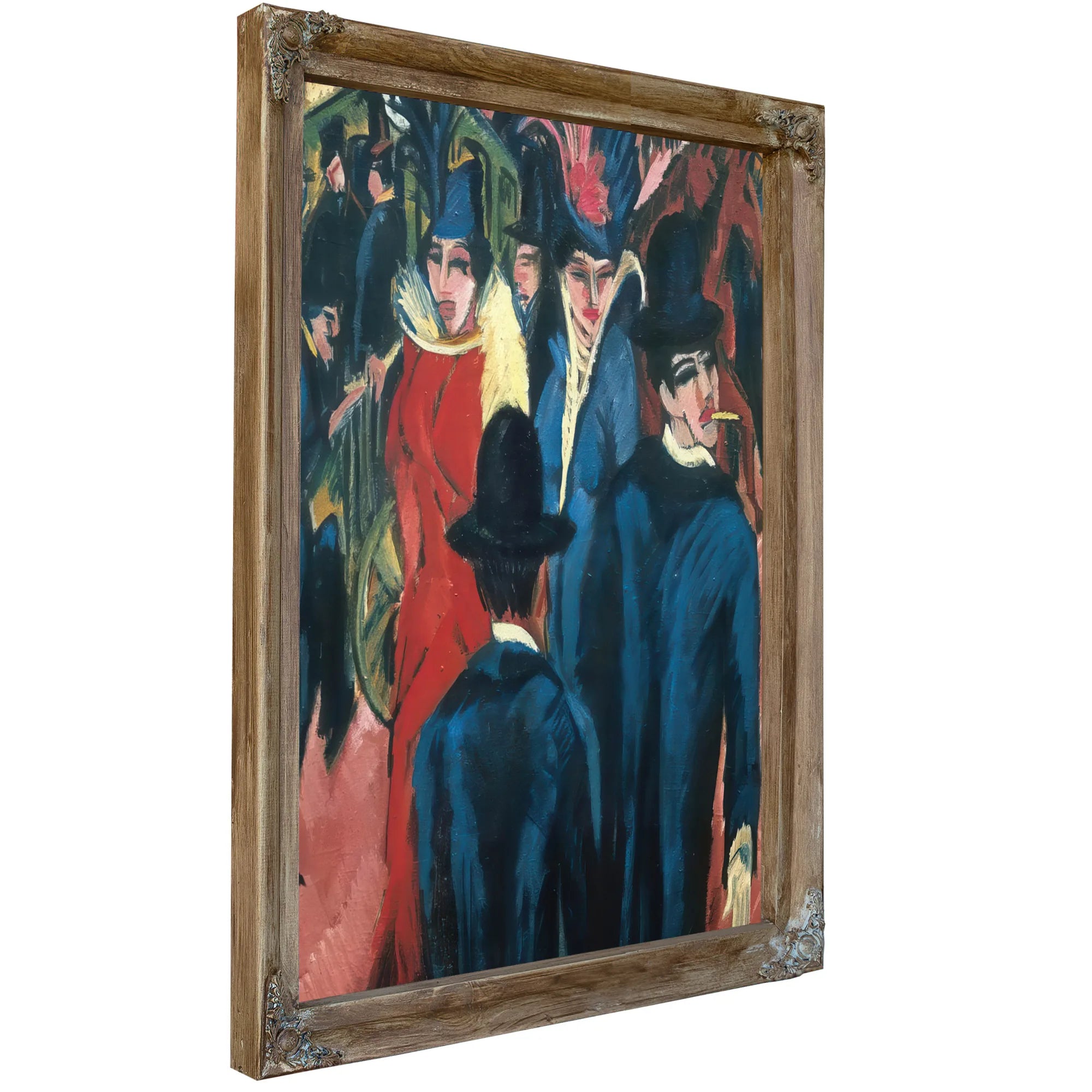 Berline Street Scene By Ernst Ludwig Kirchner Fine Art Print