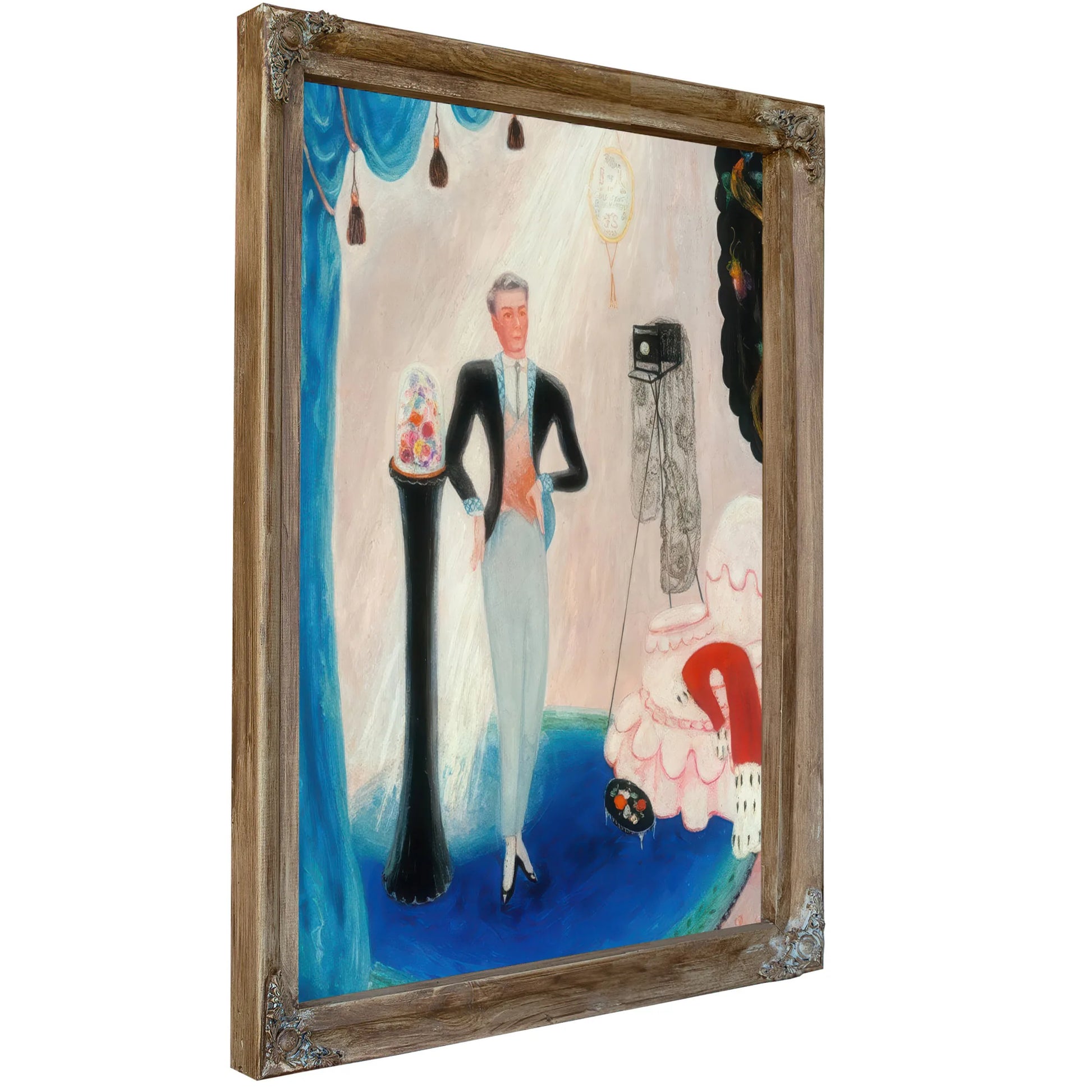 Portrait Of Baron De Meyer By Florine Stettheimer Fine Art Print