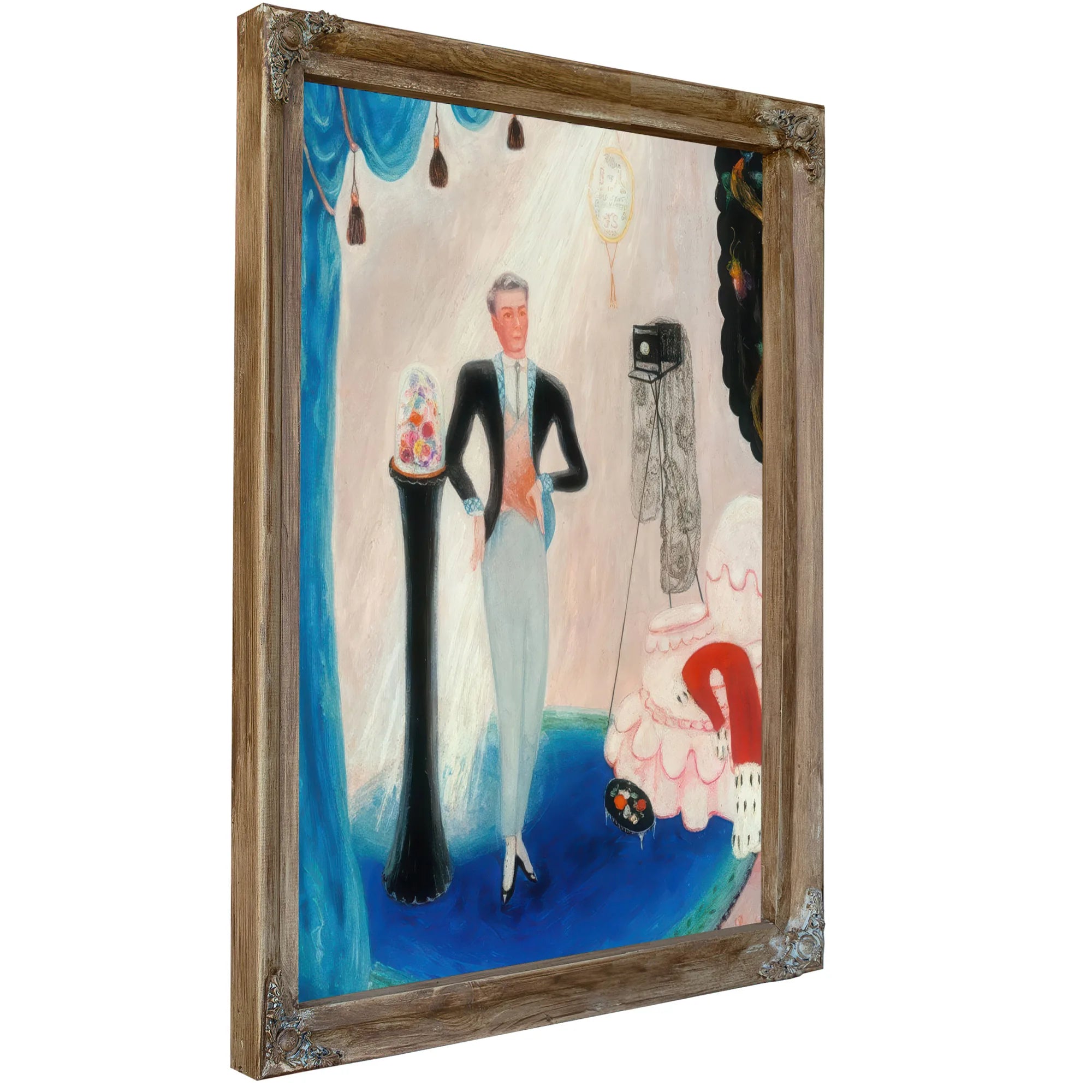 Portrait Of Baron De Meyer By Florine Stettheimer Fine Art Print
