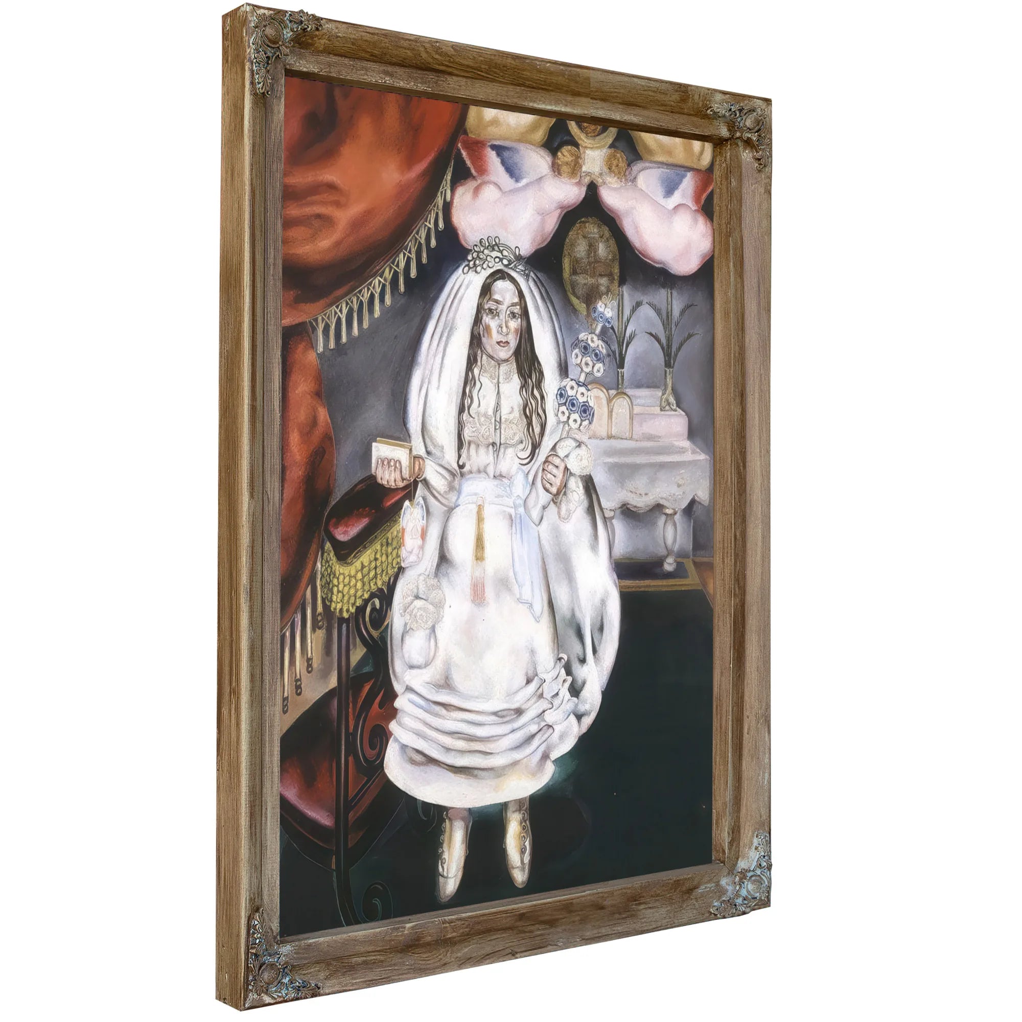 Girl At Her First Communion 1914 By Maria Blanchard Fine Art Print