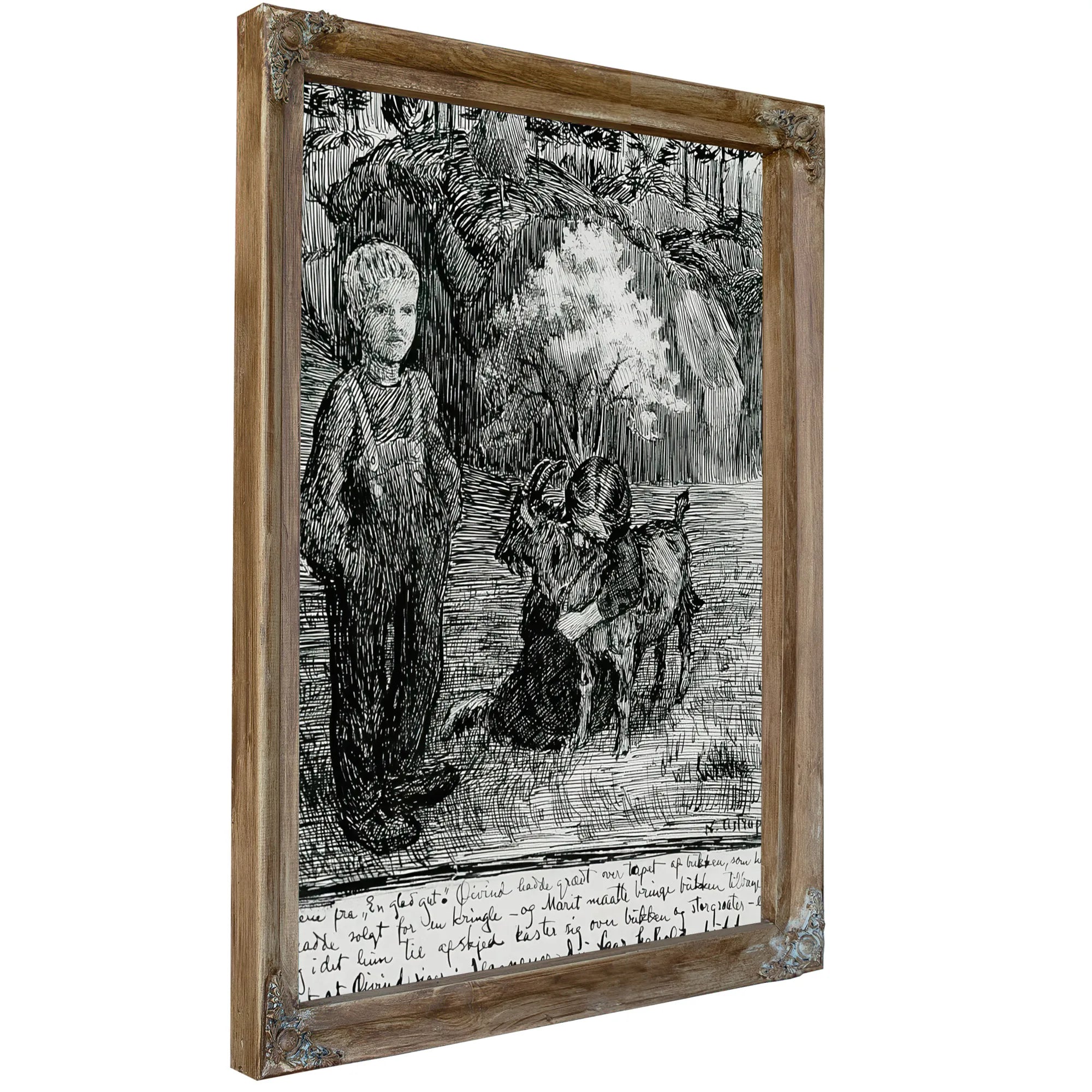 Bj. Bjornson, Scene From A Happy Boy(1) By Nicolai Astrup Fine Art Print