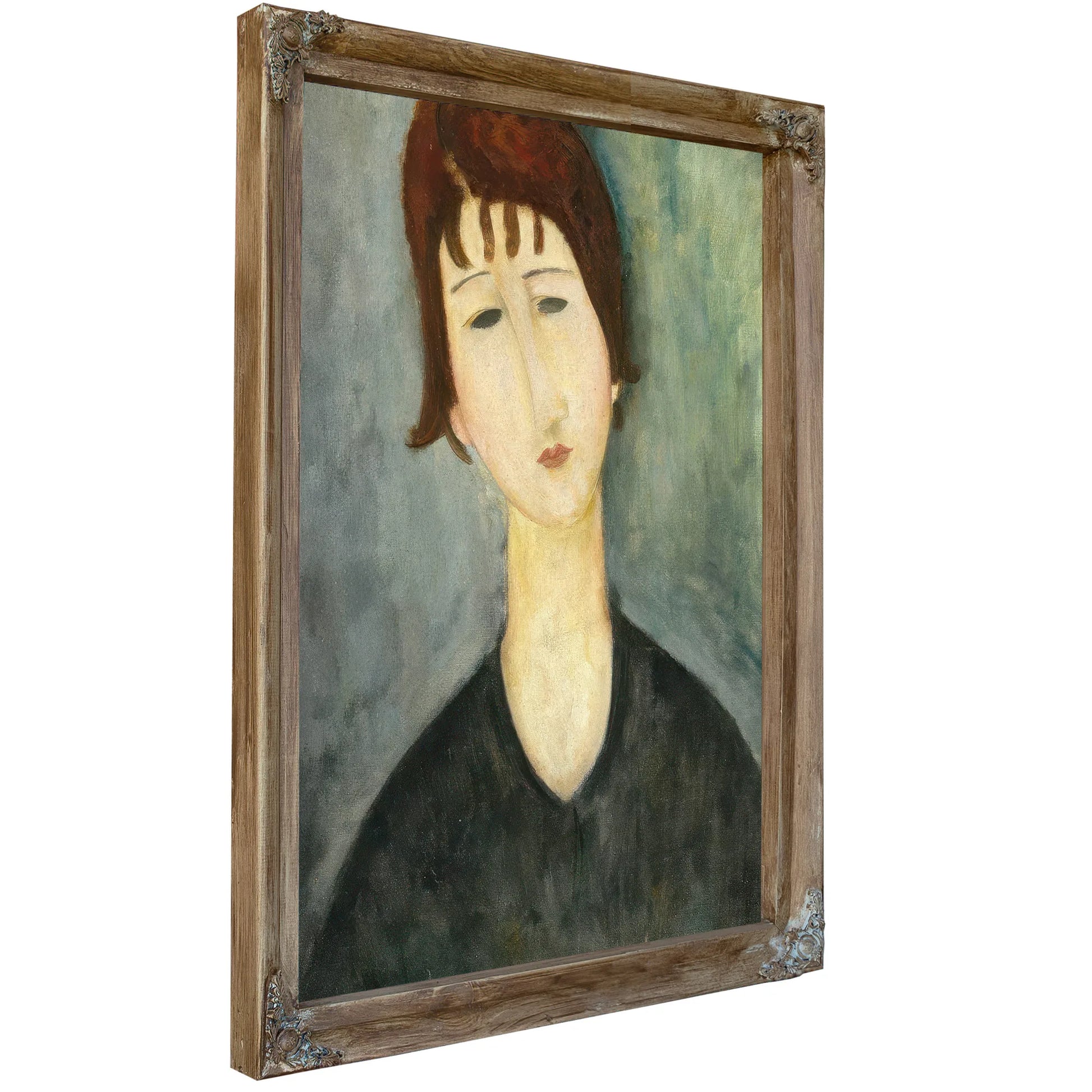 A Woman By Amedeo Modigliani Fine Art Print
