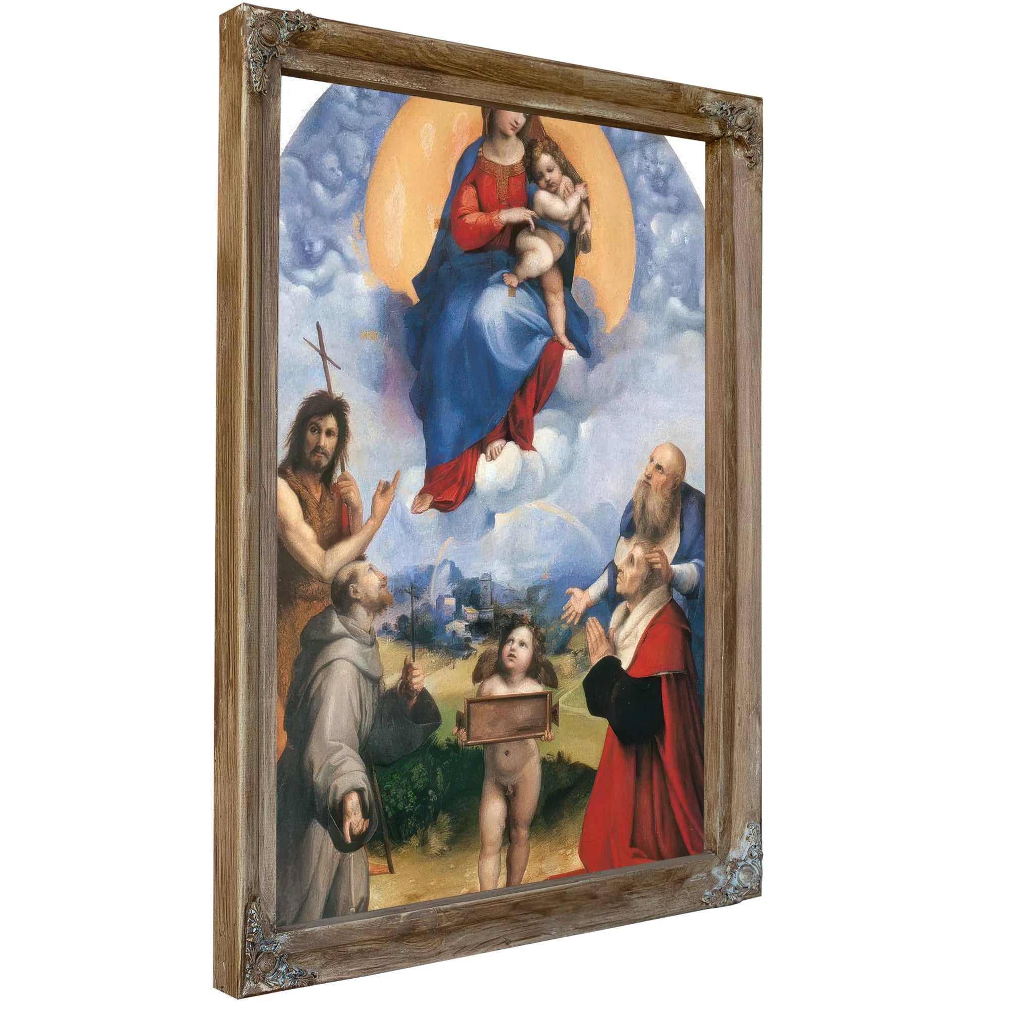 Madonna Di Foligno By Raphael Fine Art Print