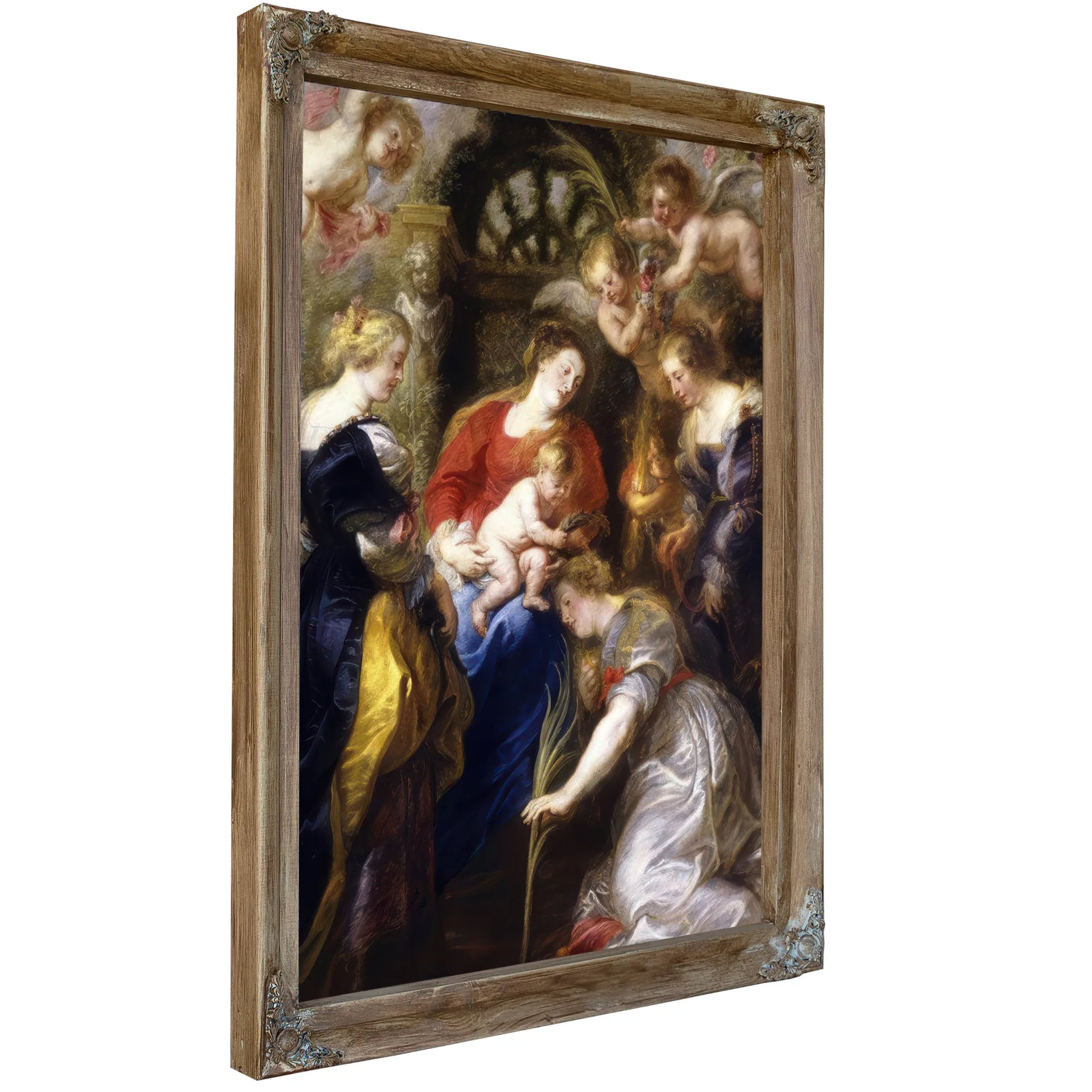 Crowning Of Saint Catherine By Peter Paul Rubens Fine Art Print