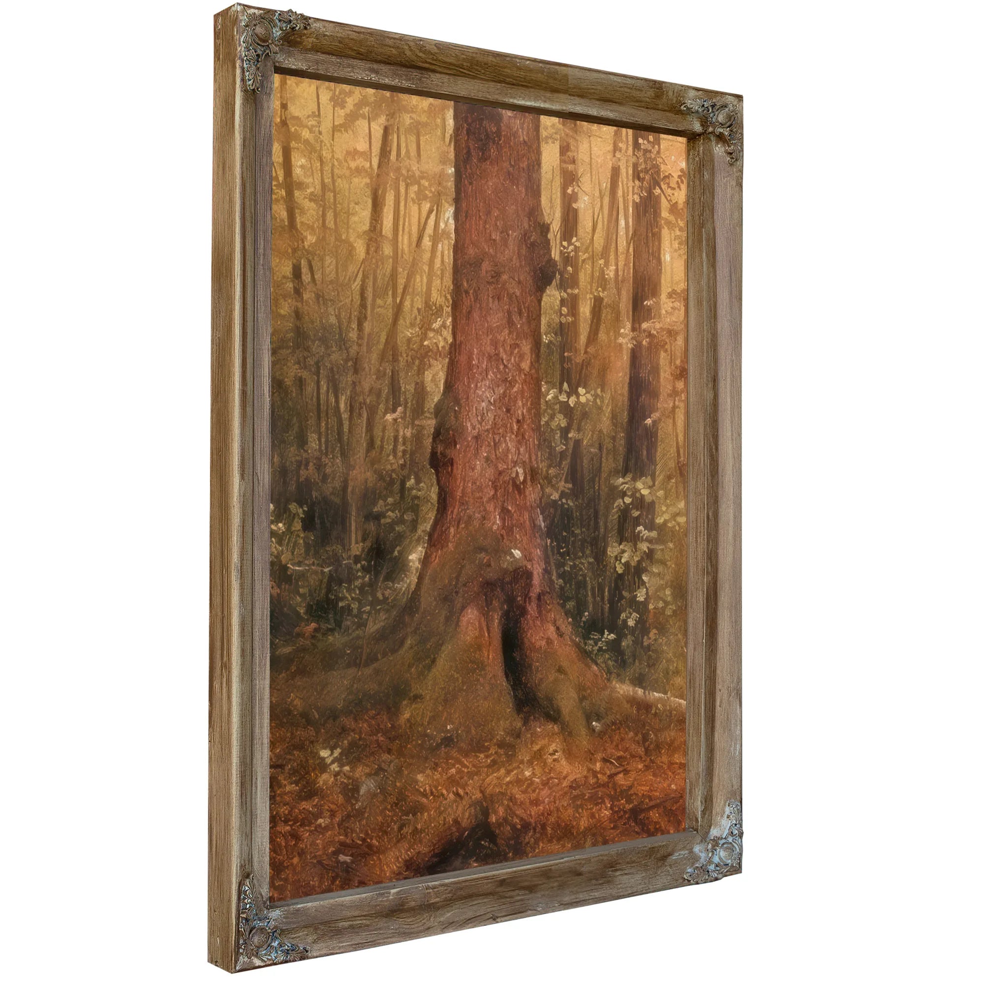 Probably Main Landscape In The Woods By Frederic Edwin Church Fine Art Print