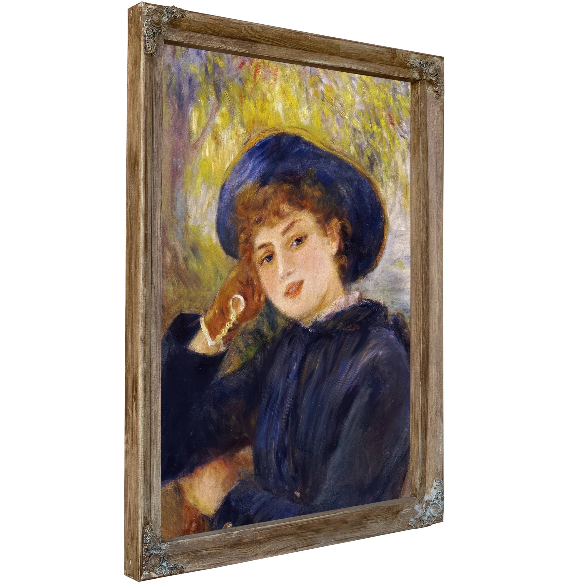 Portrait Of Madamoiselle Demarsy By Pierre Auguste Renoir Fine Art Print
