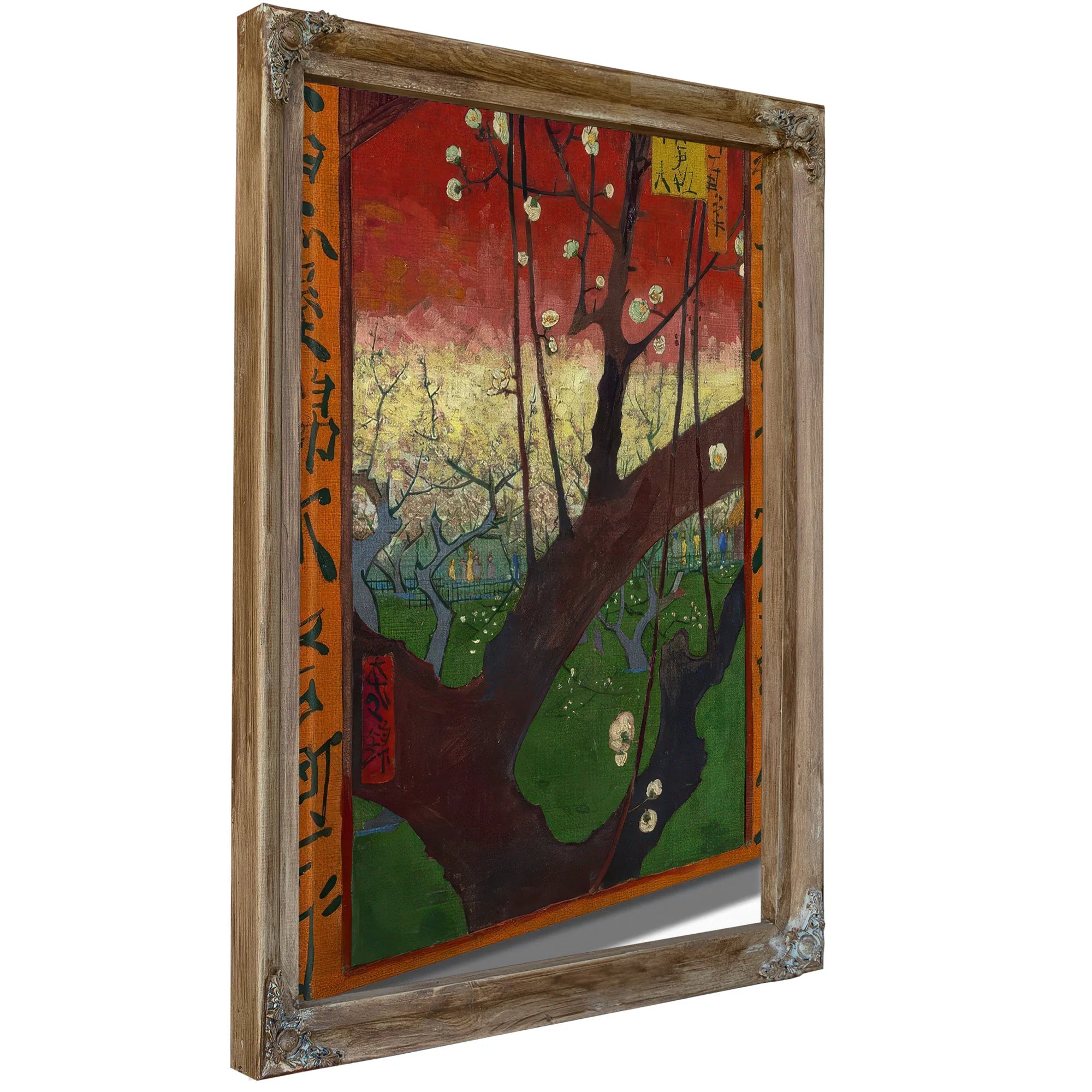 Flowering Plum Orchard After Hiroshige By Vincent Van Gogh Fine Art Print