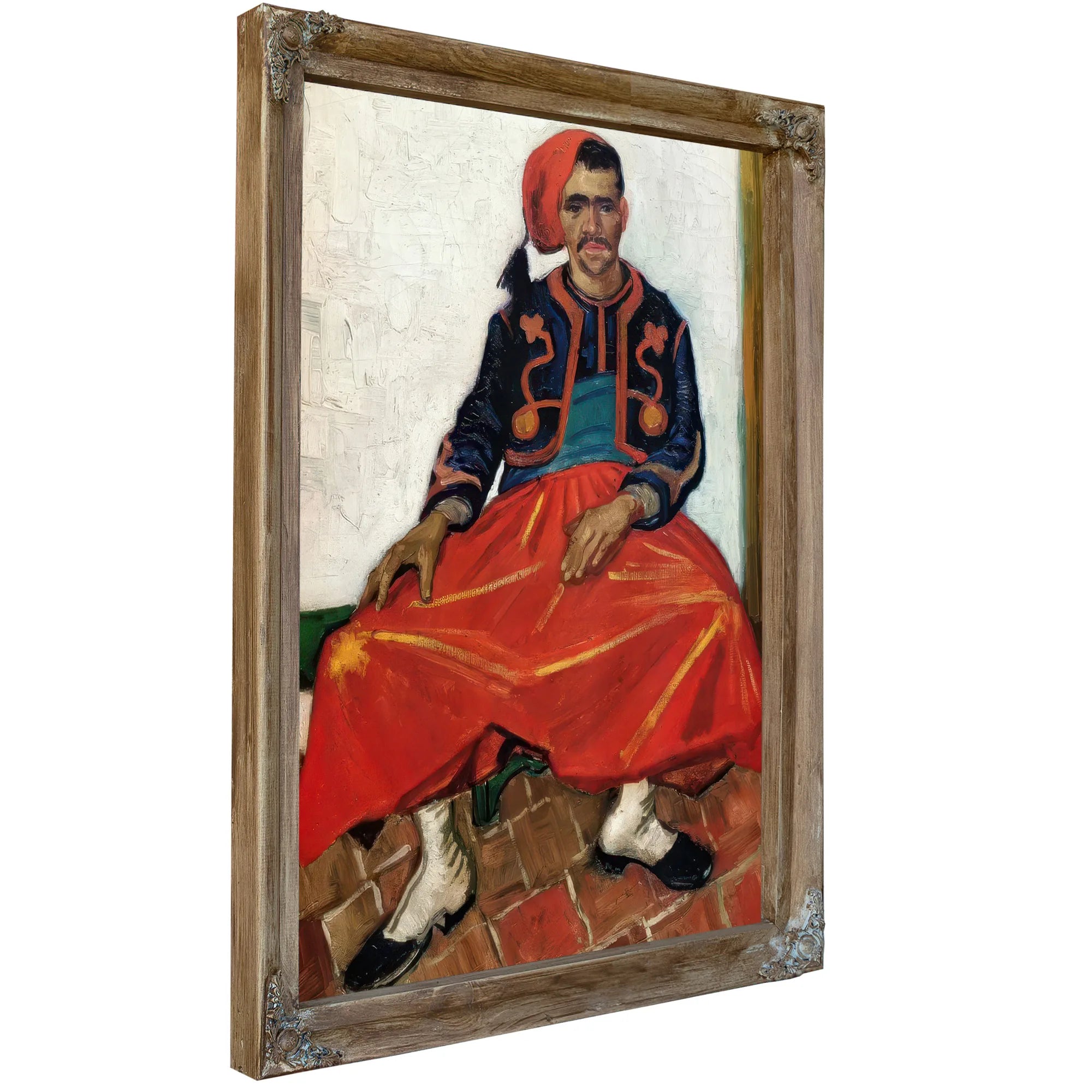 The Seated Zouave By Vincent Van Gogh Fine Art Print