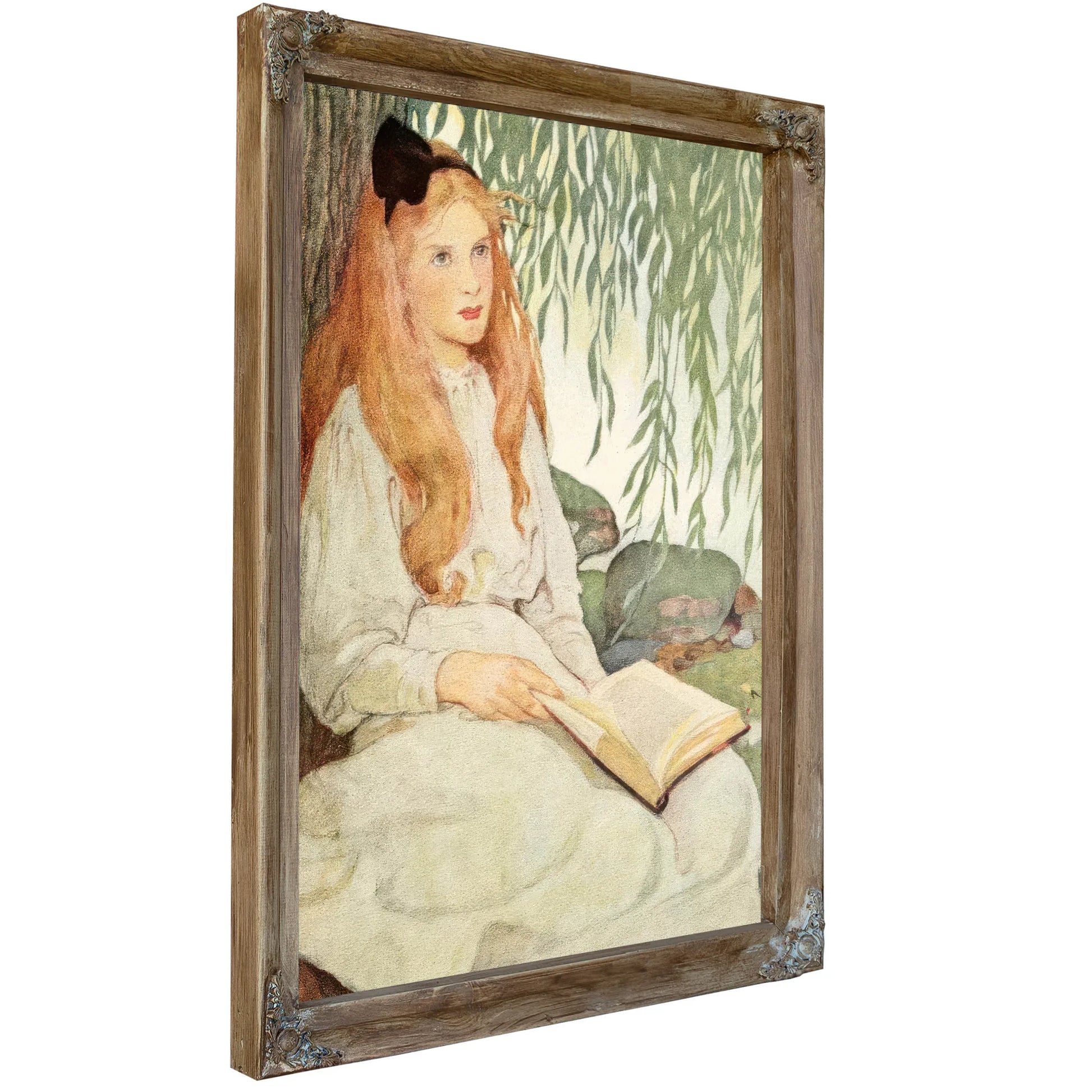 With Thoughtful Eyes By Jessie Willcox Smith Fine Art Print