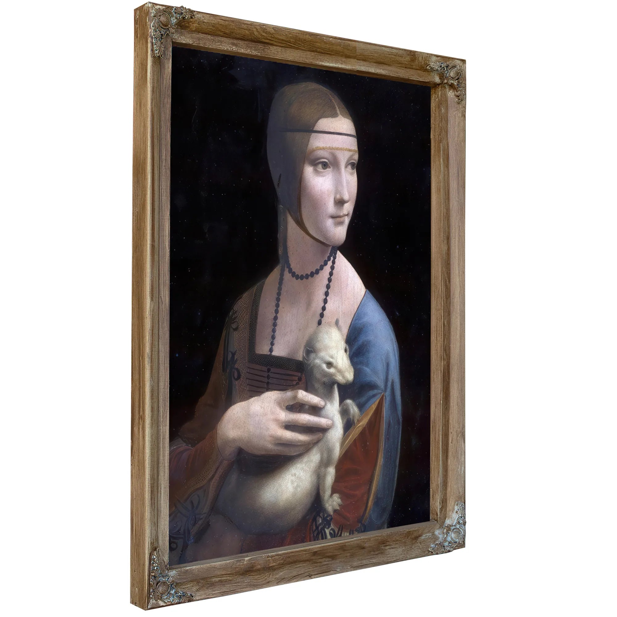 Portrait Of Cecilia Gallerani (Lady With The Ermine) By Leonardo Da Vinci Fine Art Print