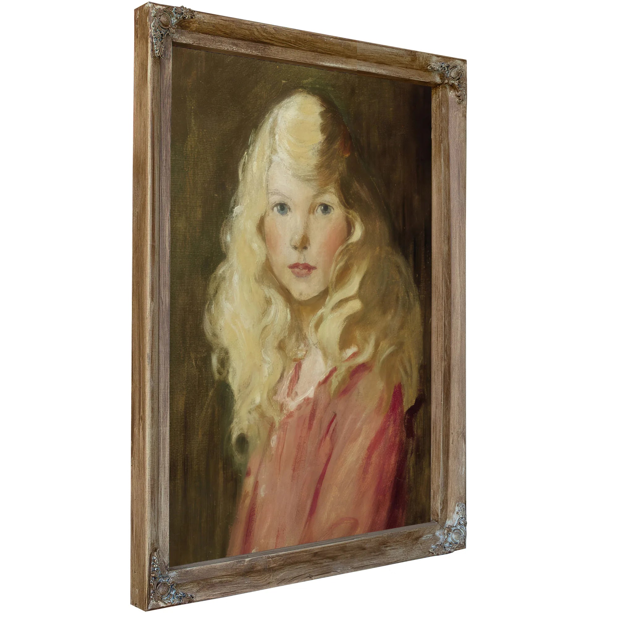 Portrait Of A Girl By Jessie Willcox Smith Fine Art Print