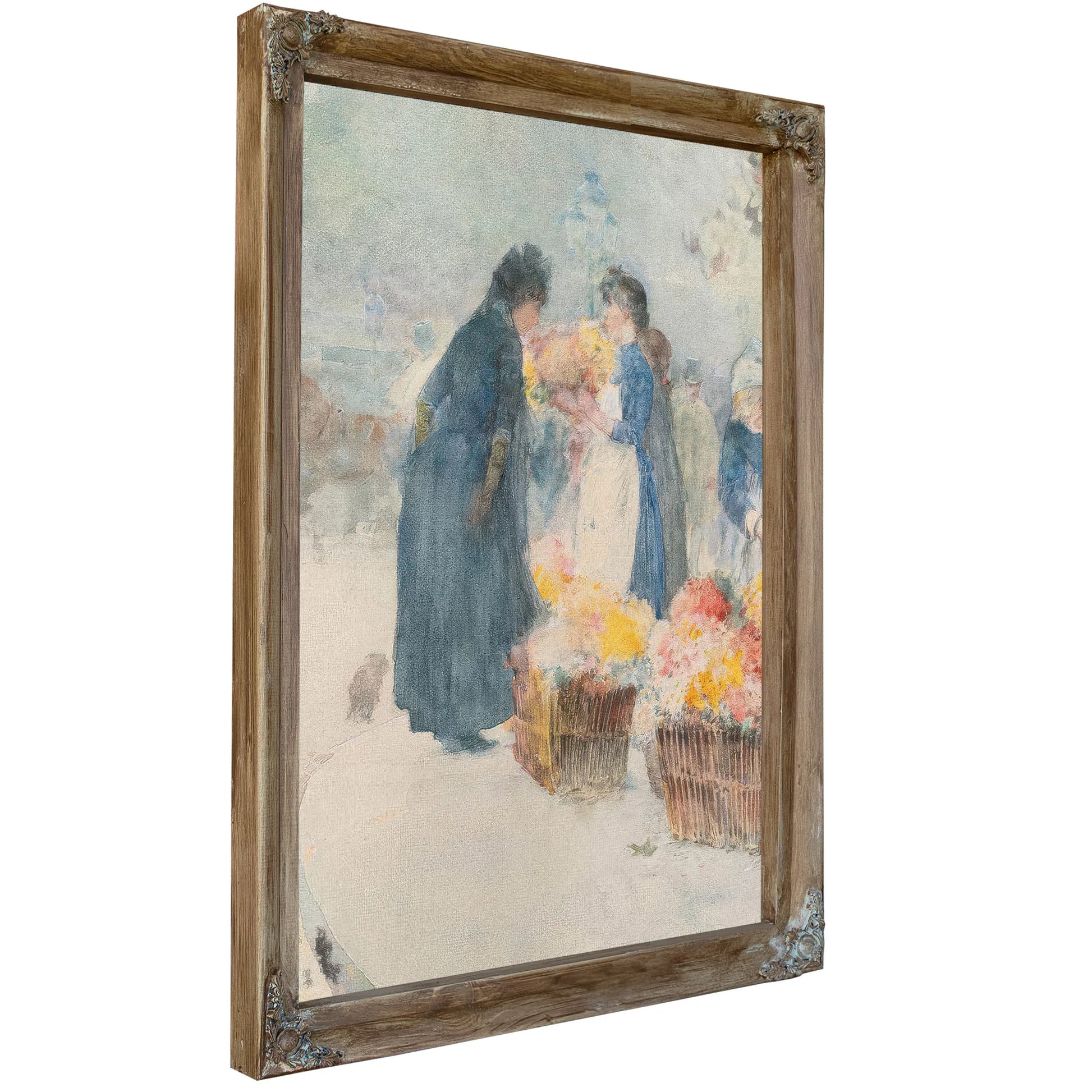 The Flower Seller By Childe Hassam Fine Art Print