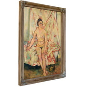 Nude Sitting On The Edge Of A Bed By Suzanne Valadon by Suzanne Valadon