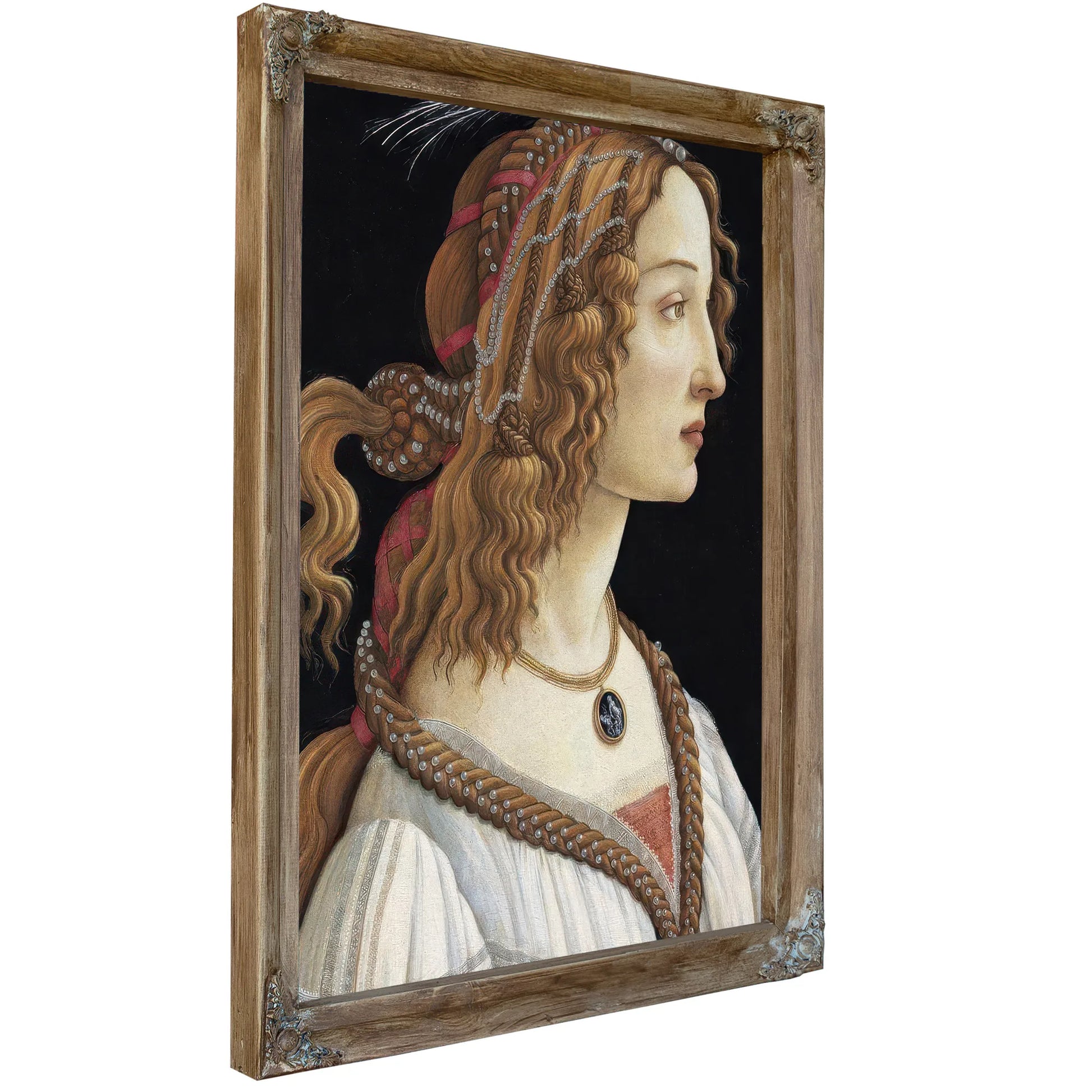 Portrait Of Simonetta Vespucci As A Nymph By Sandro Botticelli Fine Art Print