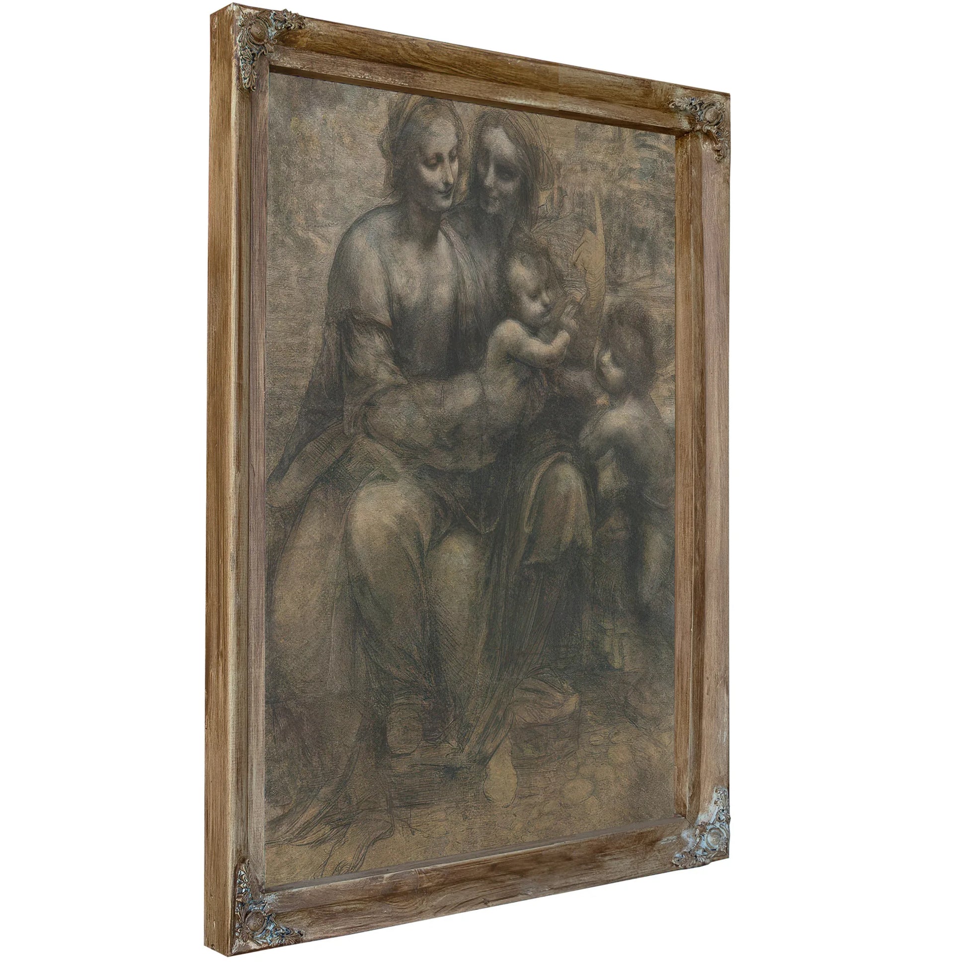 The Burlington House Cartoon By Leonardo Da Vinci Fine Art Print