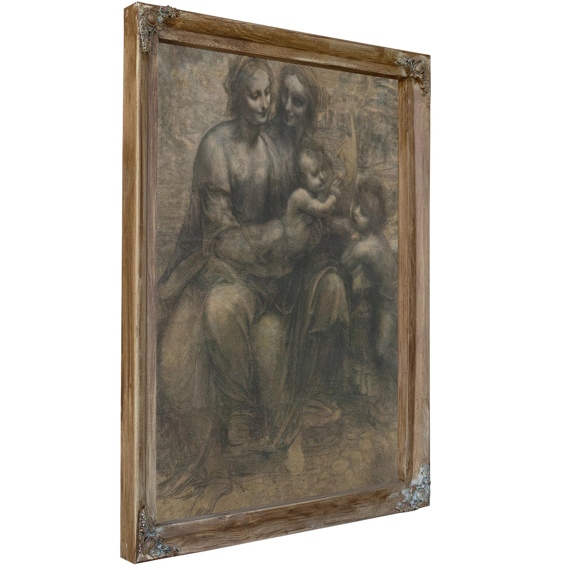 The Burlington House Cartoon By Leonardo Da Vinci Fine Art Print