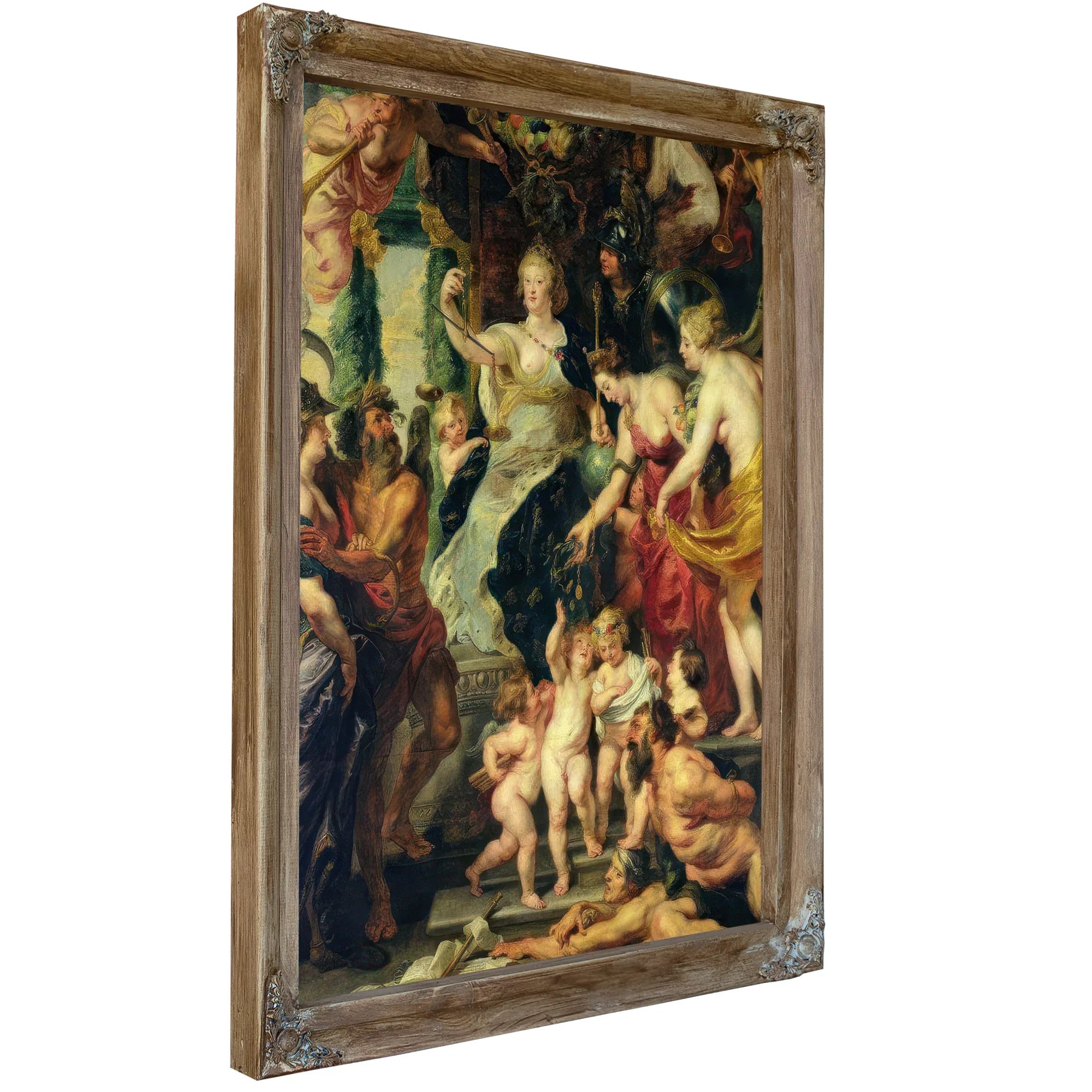 The Felicity Of The Regency By Peter Paul Rubens Fine Art Print