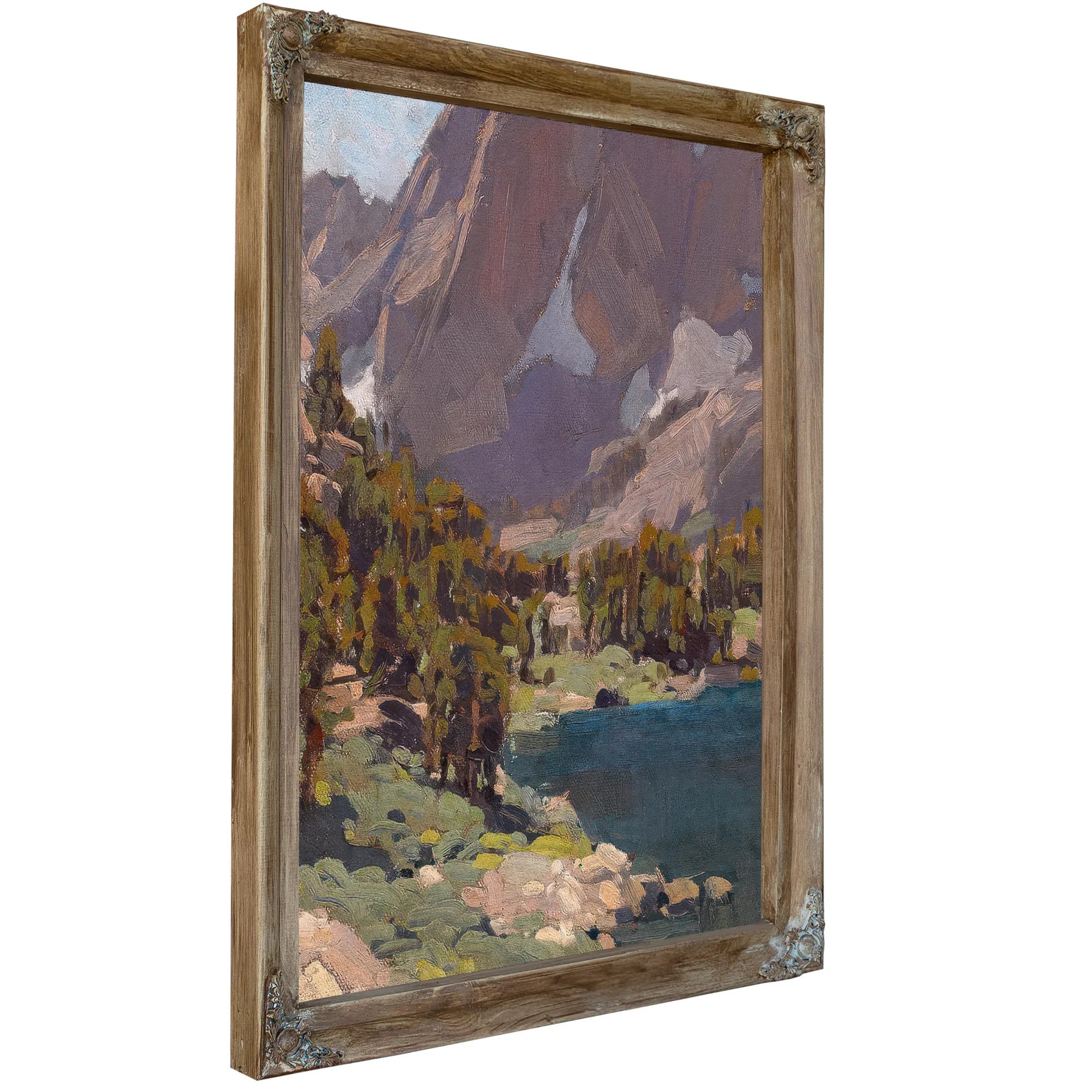 End Of The Lake, California Sierras By Edgar Payne Fine Art Print