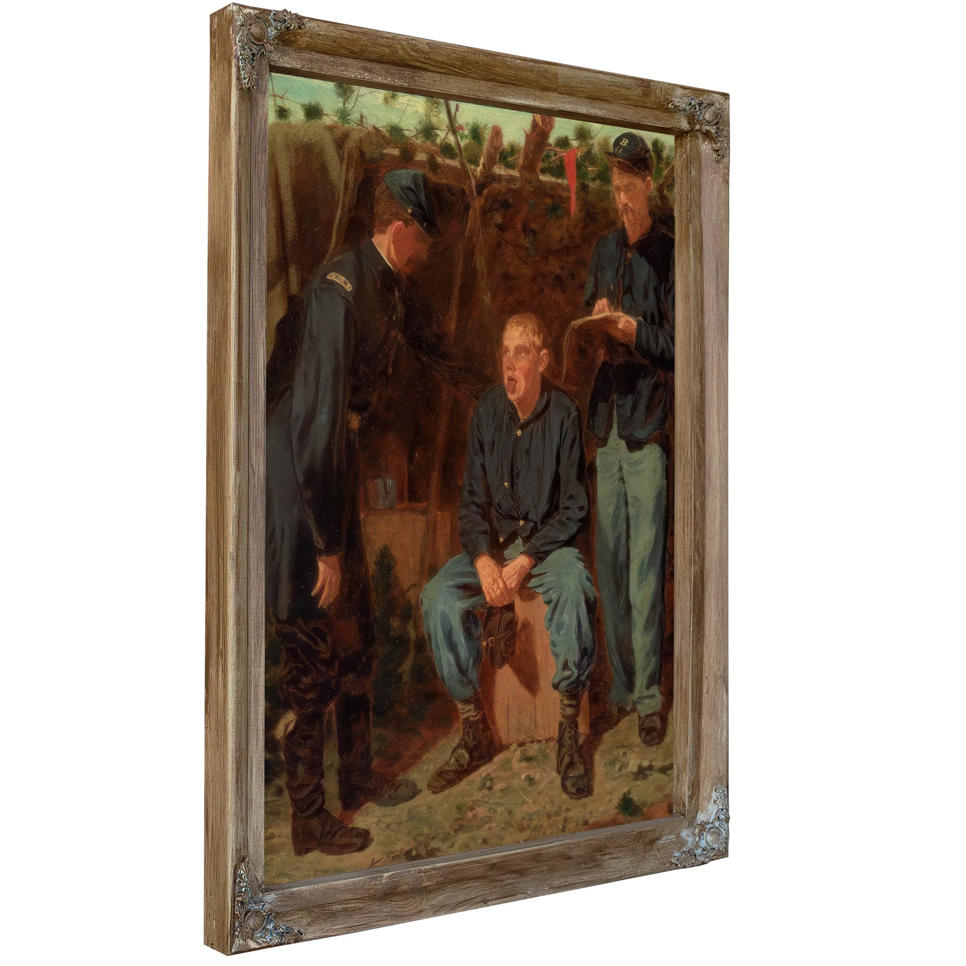 Playing Old Soldier By Winslow Homer Fine Art Print
