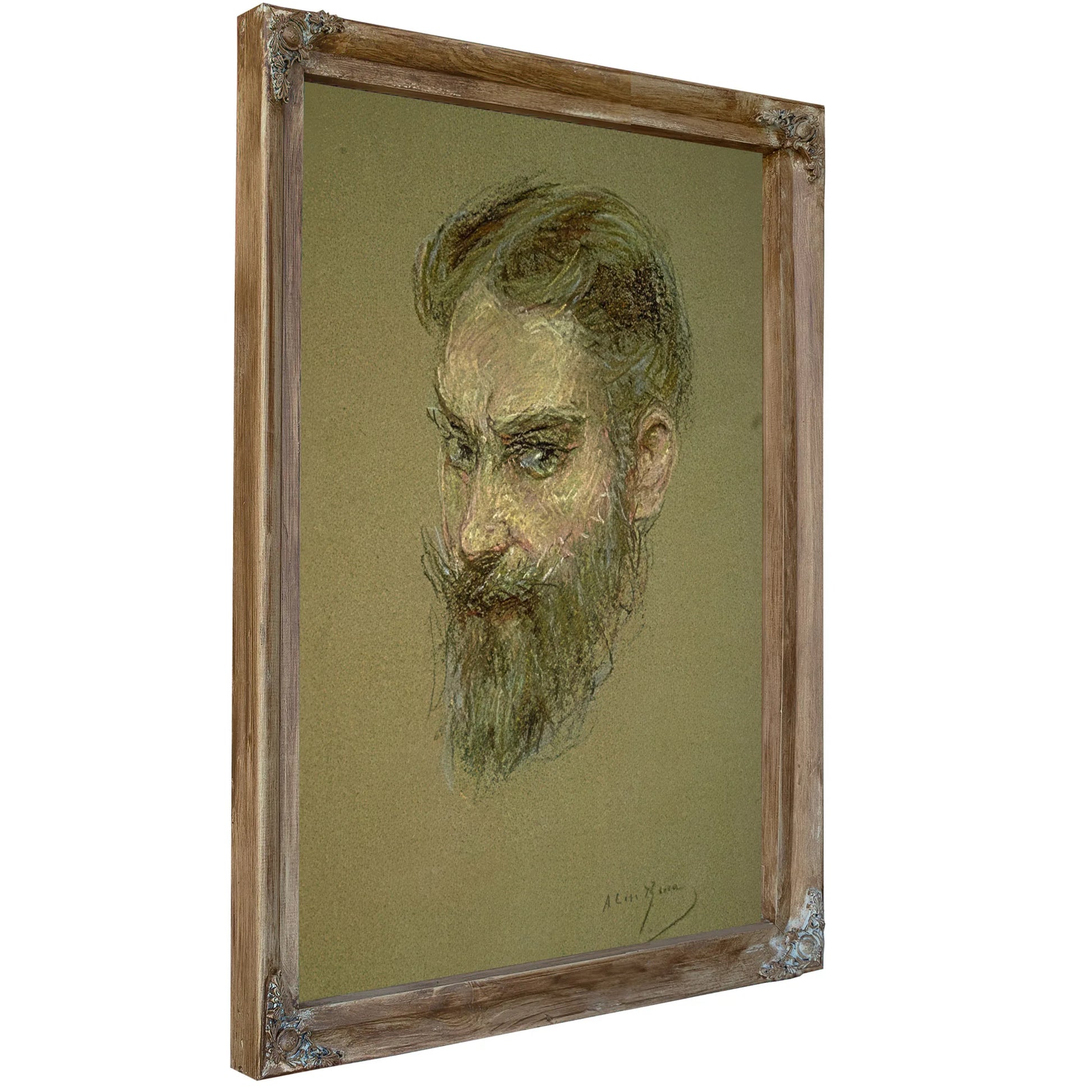 George Bernard Shaw By Alice Pike Barney Fine Art Print
