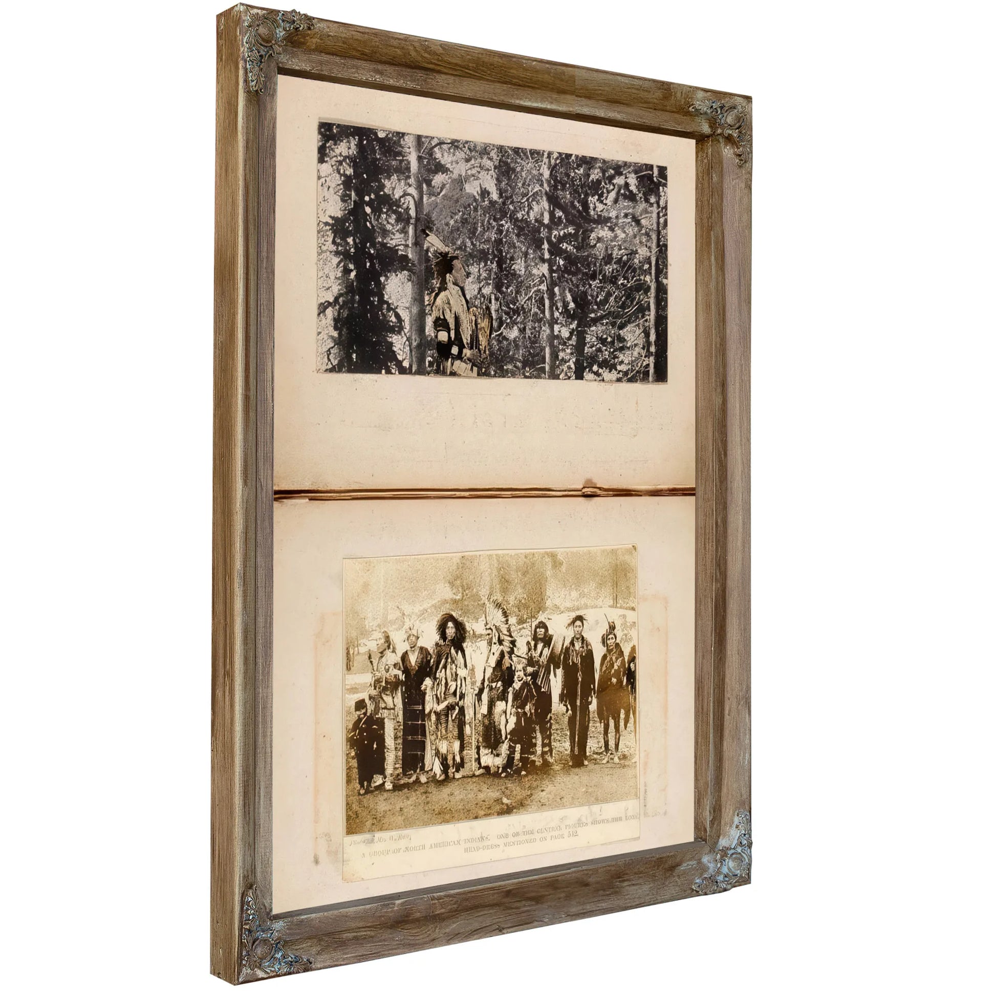 N. Am. Indians, Study Folder For Book Concealing Coloration In The Animal Kingdom By Abbott Handerson Thayer Fine Art Print