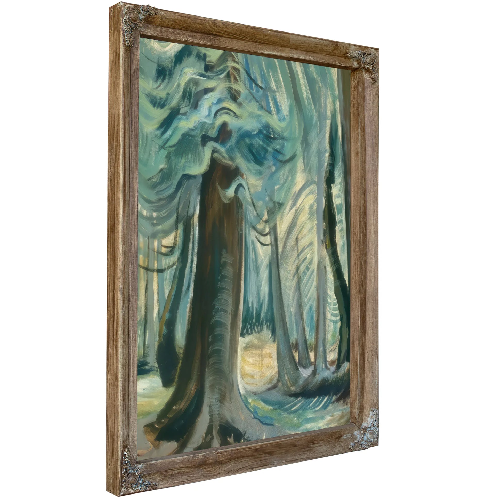 Deep Forest Lighted By Emily Carr Fine Art Print