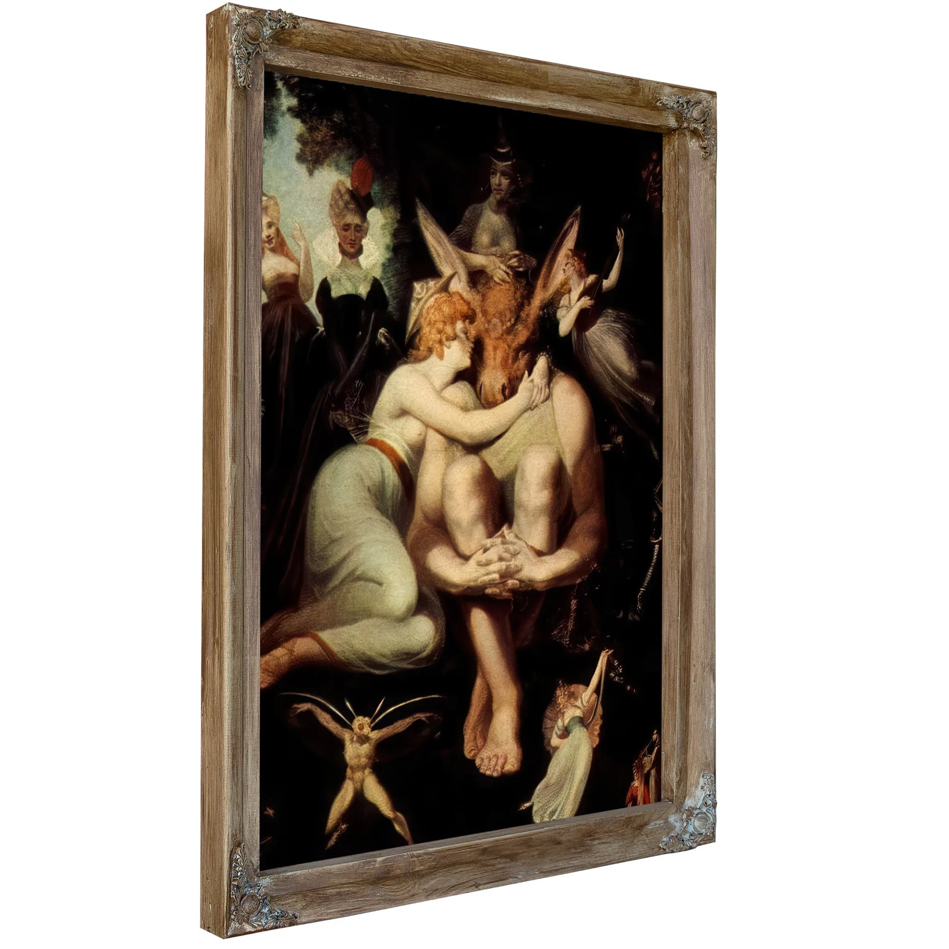 The Elf Queen Titania And Labels, The Weavers With Donkey's Head By Henry Fuseli Fine Art Print