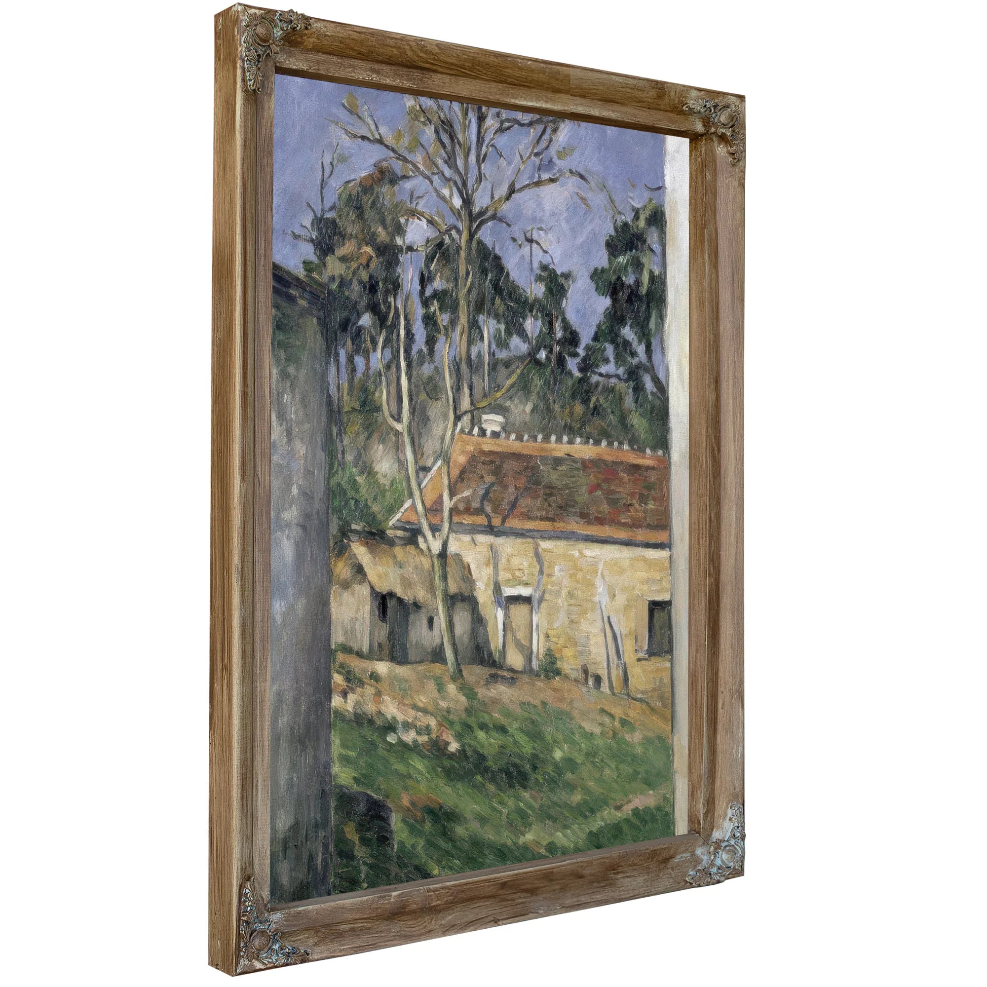 Cour De Ferme (Farmyard) By Paul Cezanne Fine Art Print