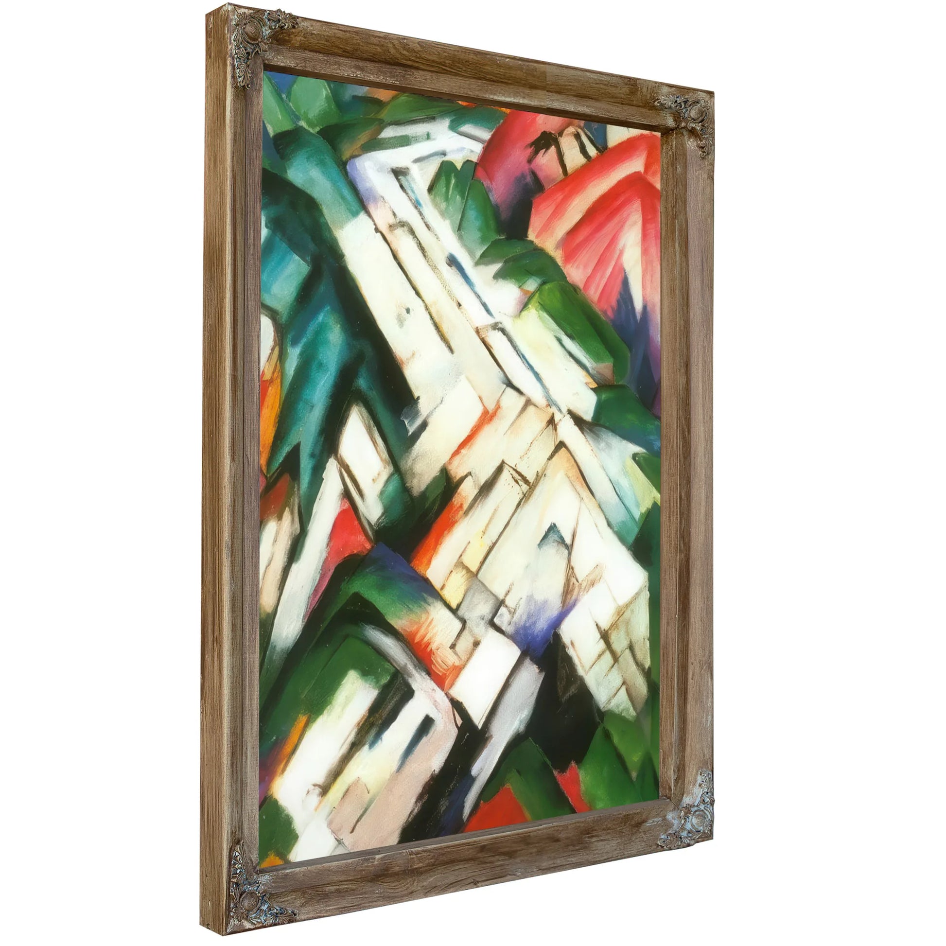 Mountains By Franz Marc Fine Art Print