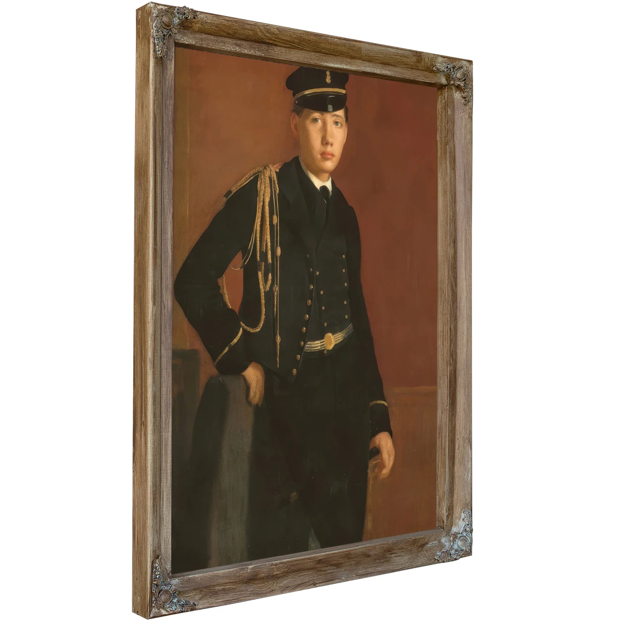 Achille De Gas In The Uniform Of A Cadet By Edgar Degas Fine Art Print