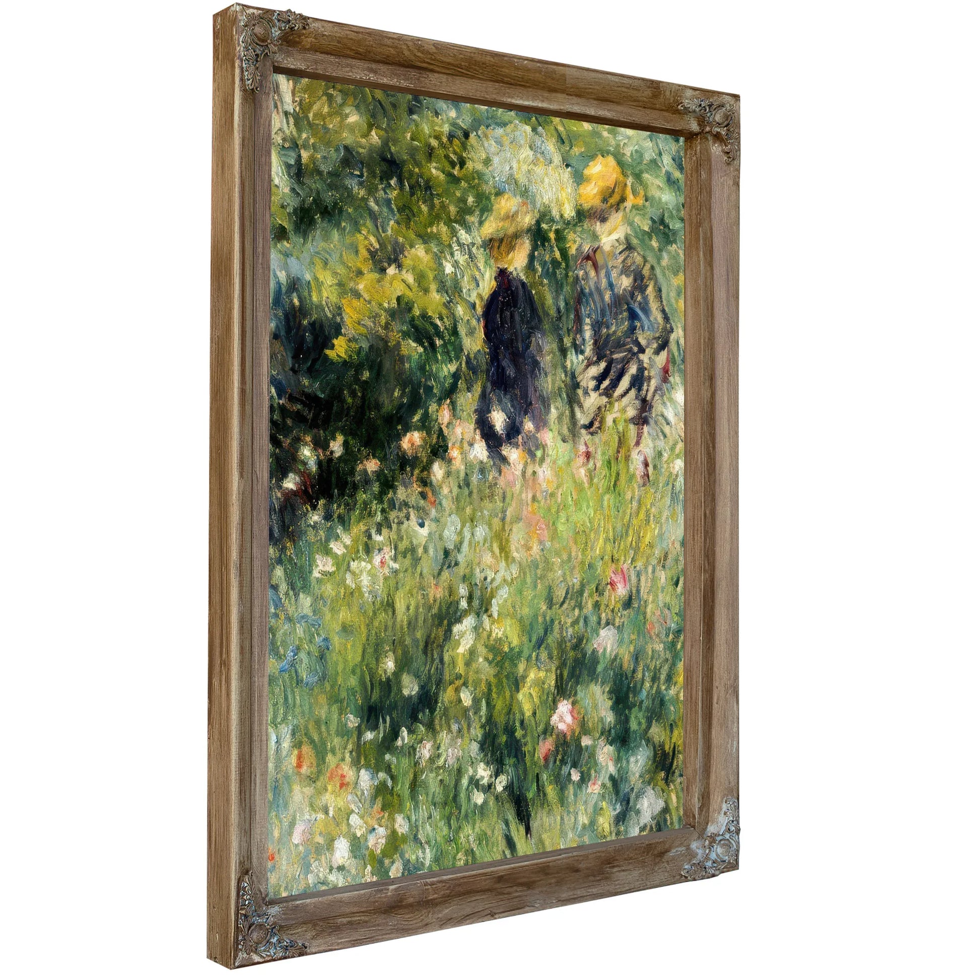 Conversation Dans Une Roseraie By Pierre Auguste Renoir Fine Art Print