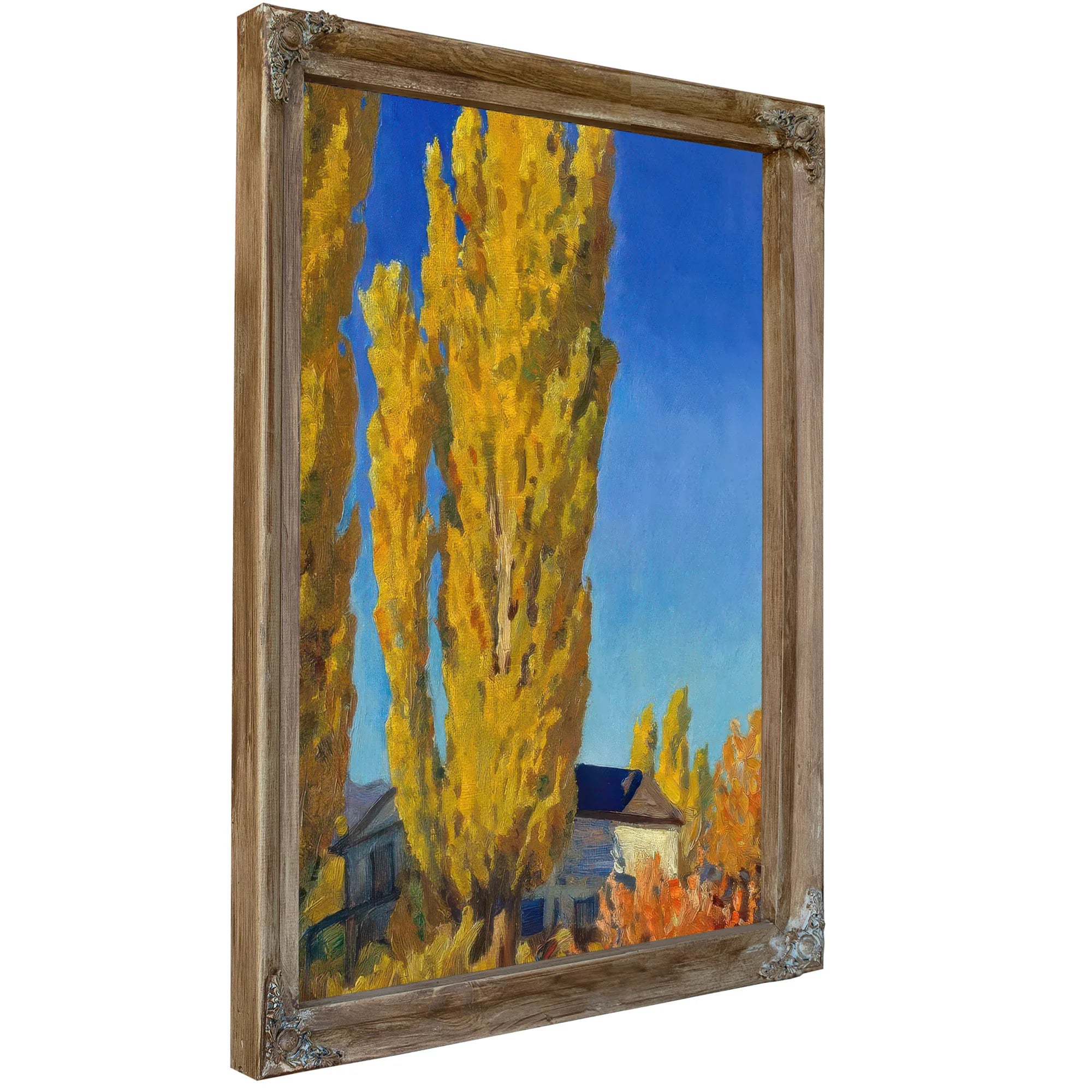 Poplars Of Old Carson By Maynard Dixon Fine Art Print