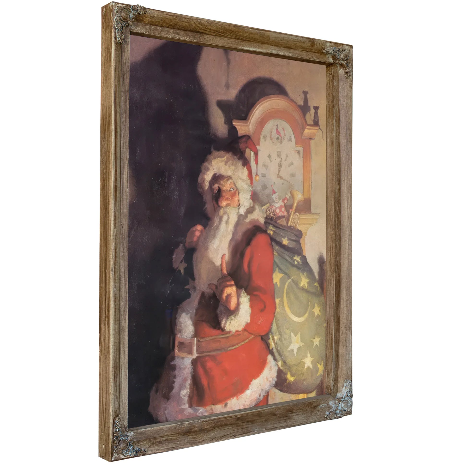 Ole Saint Nick (Old Kris) By NC Wyeth Fine Art Print