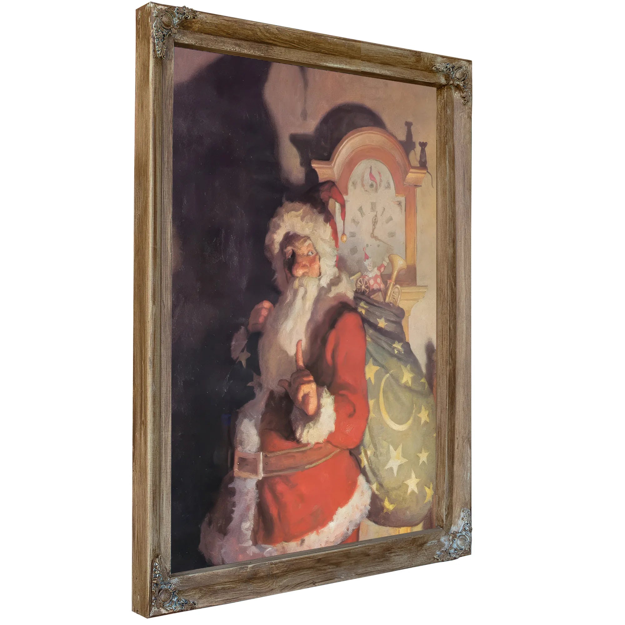 Ole Saint Nick (Old Kris) By NC Wyeth Fine Art Print