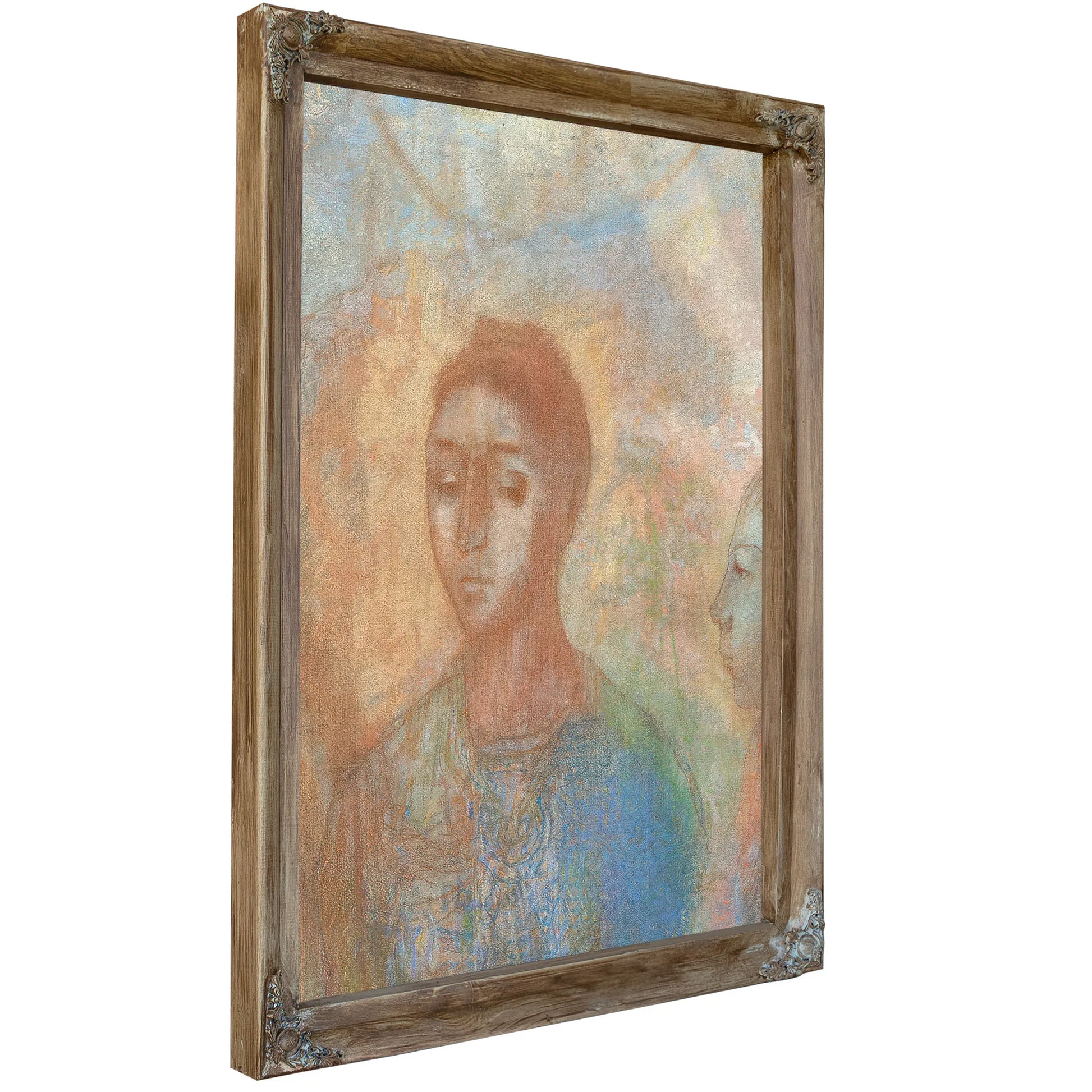 Woman And Child (Mujer Y Nino) By Odilon Redon Fine Art Print