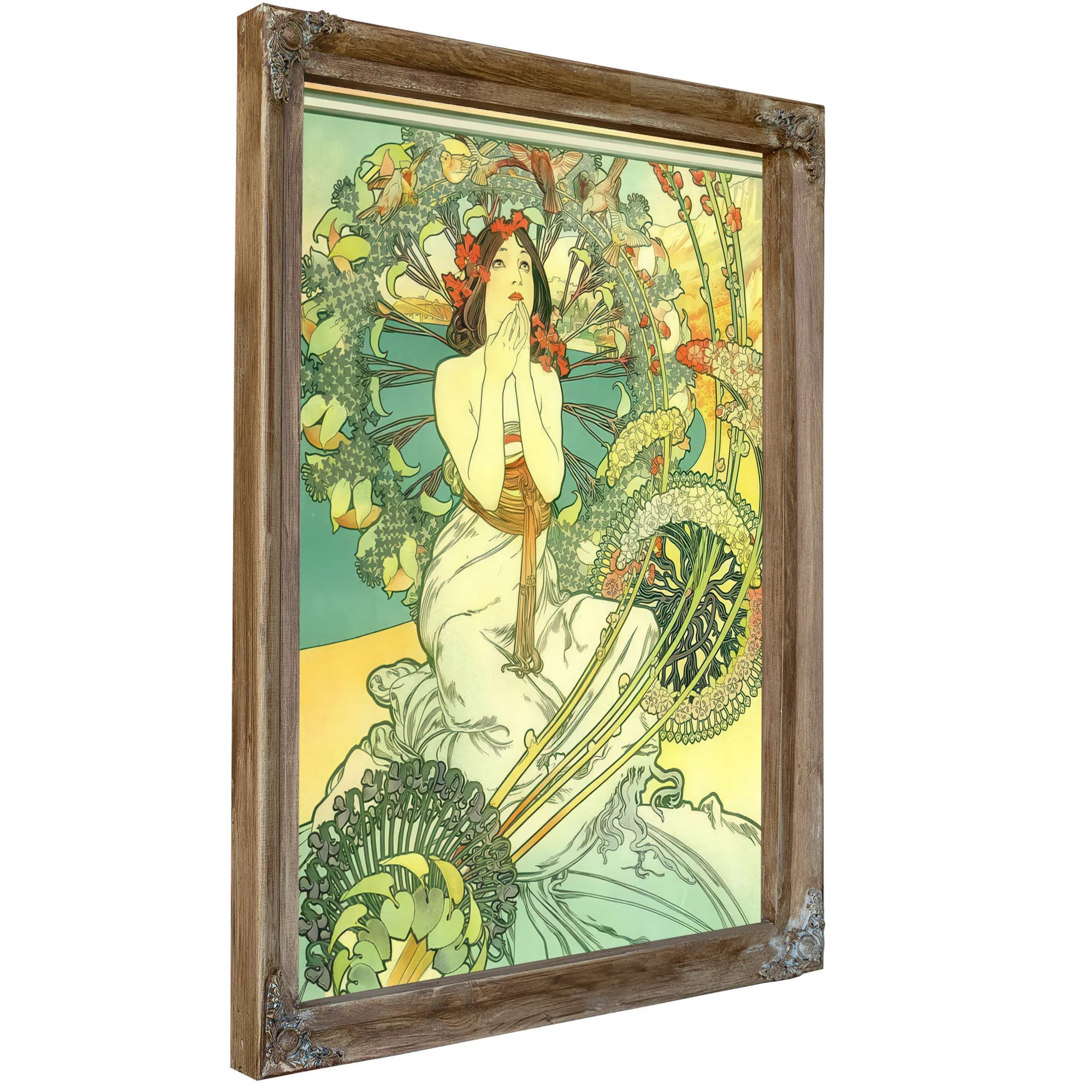 Monaco Monte Carlo By Alphonse Mucha Fine Art Print