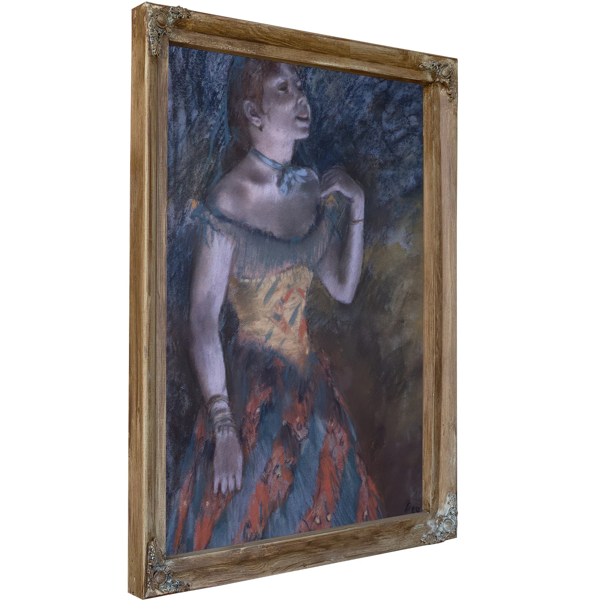 La Chanteuse Verte (The Singer In Green) By Edgar Degas Fine Art Print