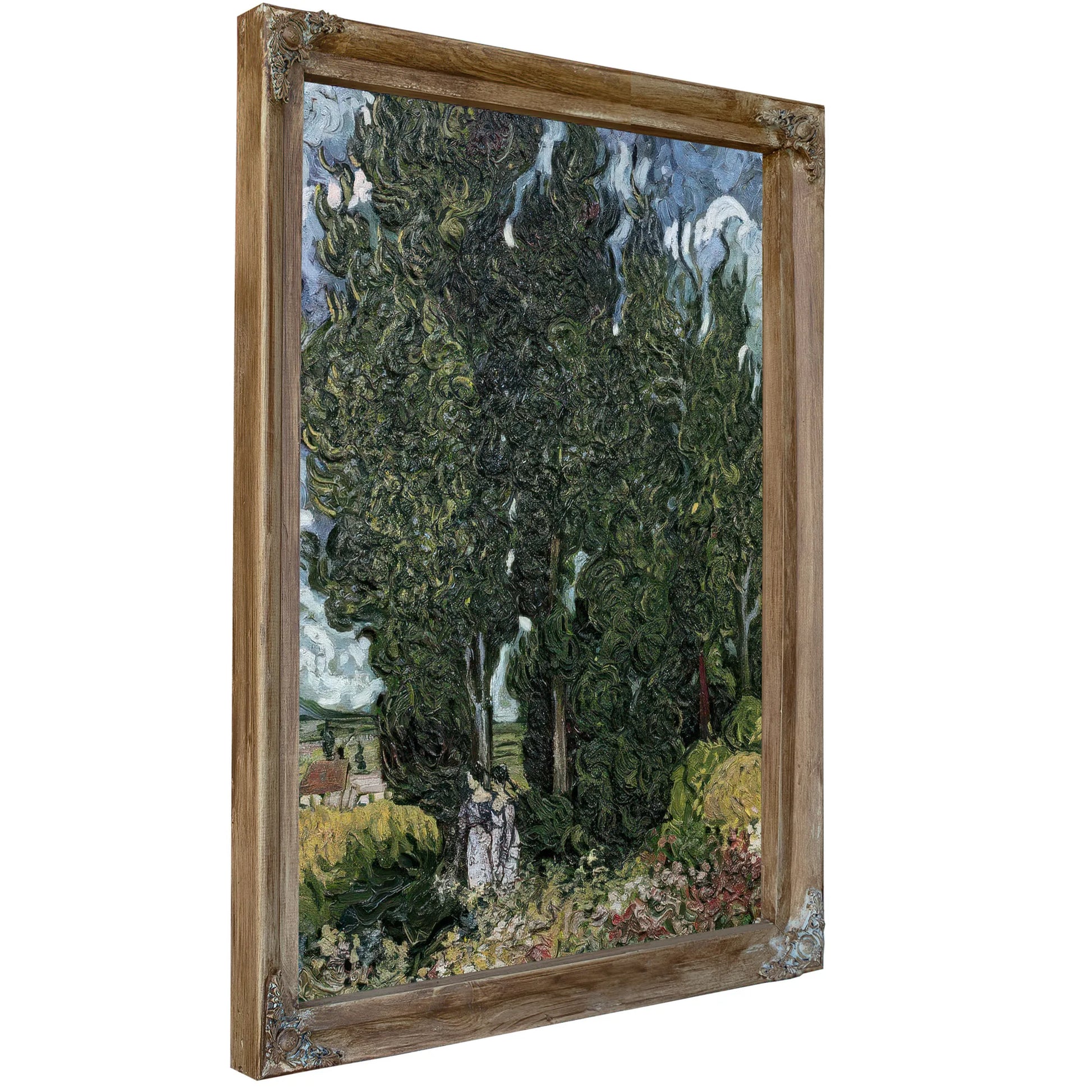 The Cypresses By Vincent Van Gogh Fine Art Print