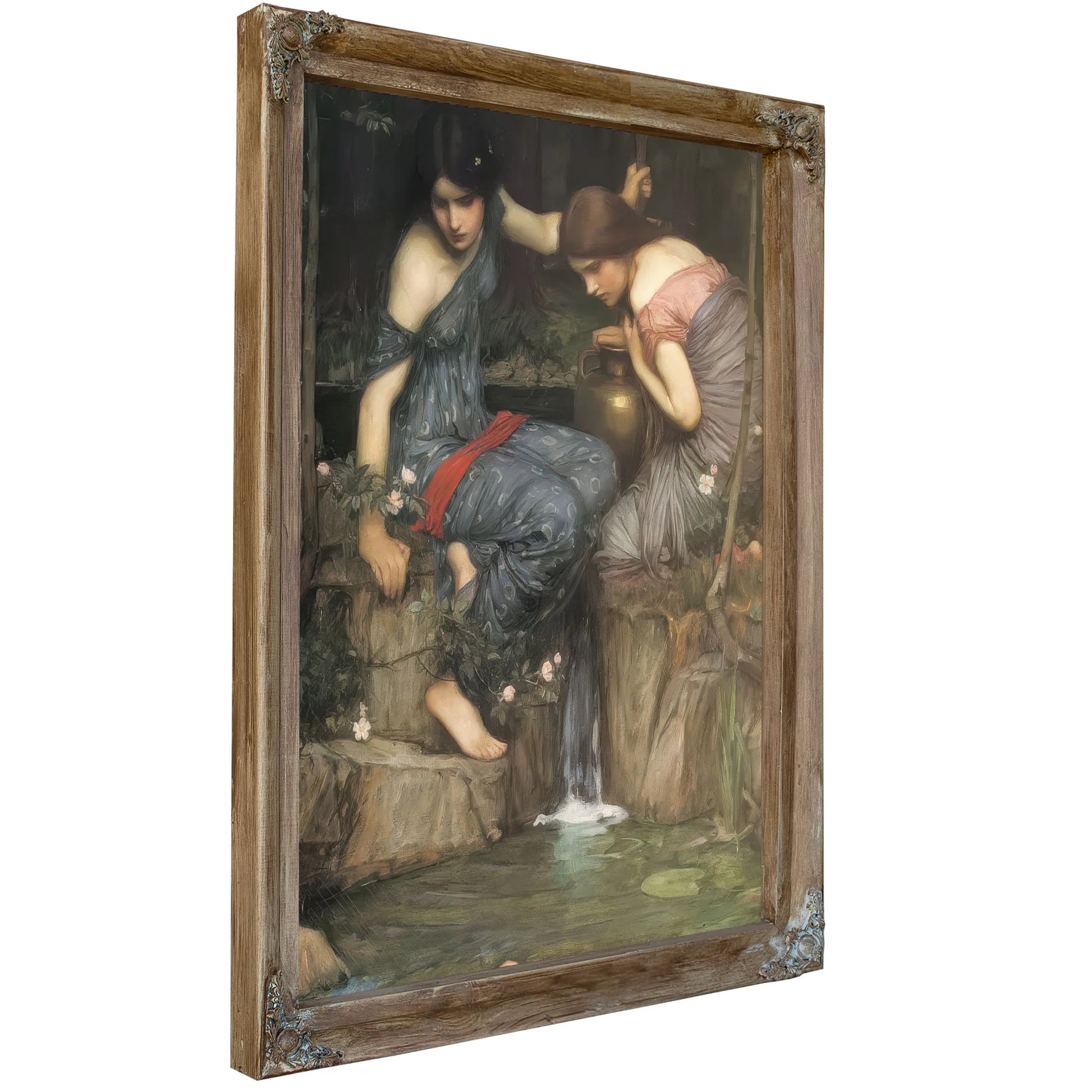 Nymphs Finding The Head Of Orpheus By John Waterhouse Fine Art Print