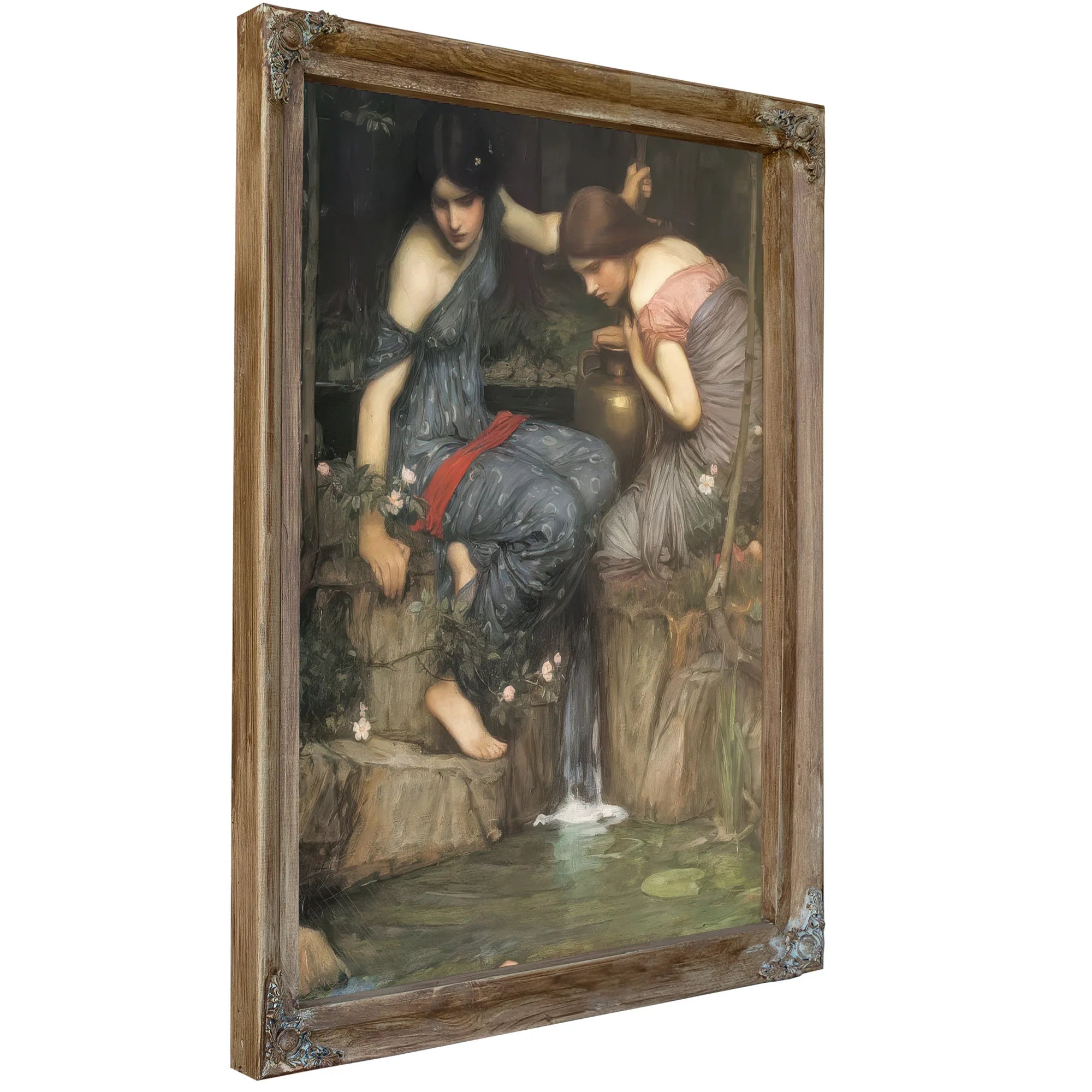 Nymphs Finding The Head Of Orpheus By John Waterhouse Fine Art Print