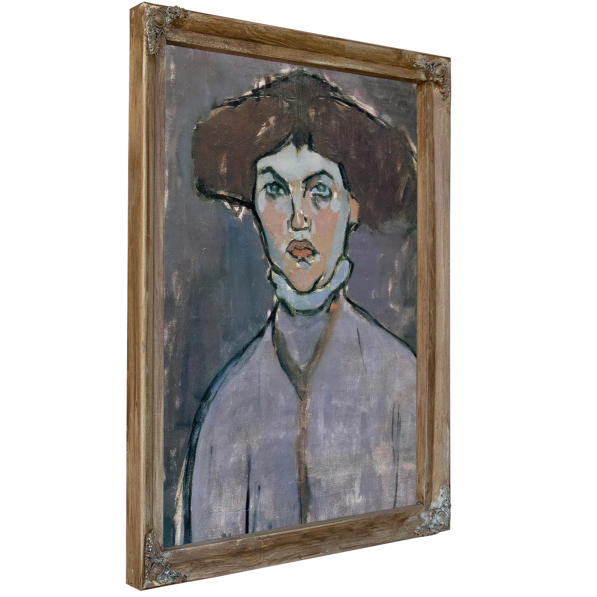 Head Of Young Women 1908 By Amedeo Modigliani Fine Art Print