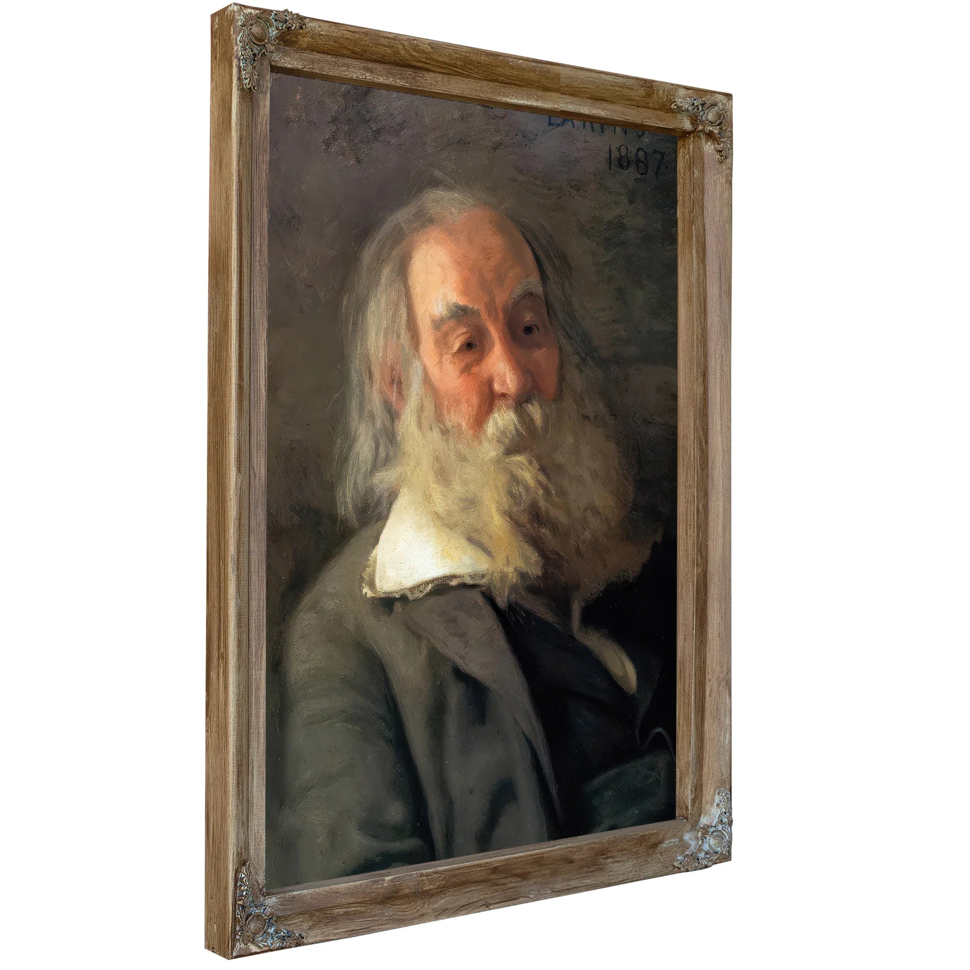 Walt Whitman By Thomas Eakins Fine Art Print