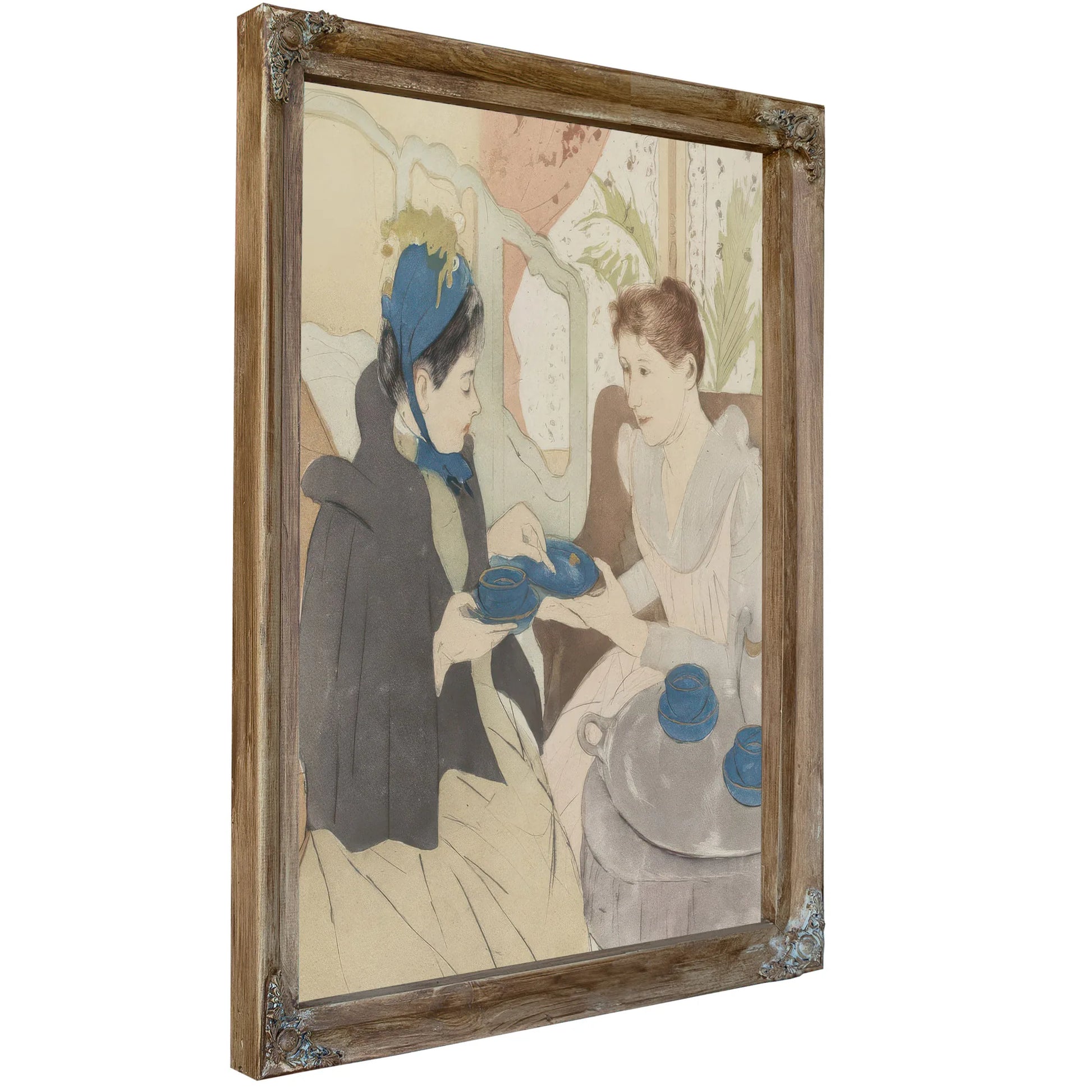 Afternoon Tea Party By Mary Cassatt Fine Art Print