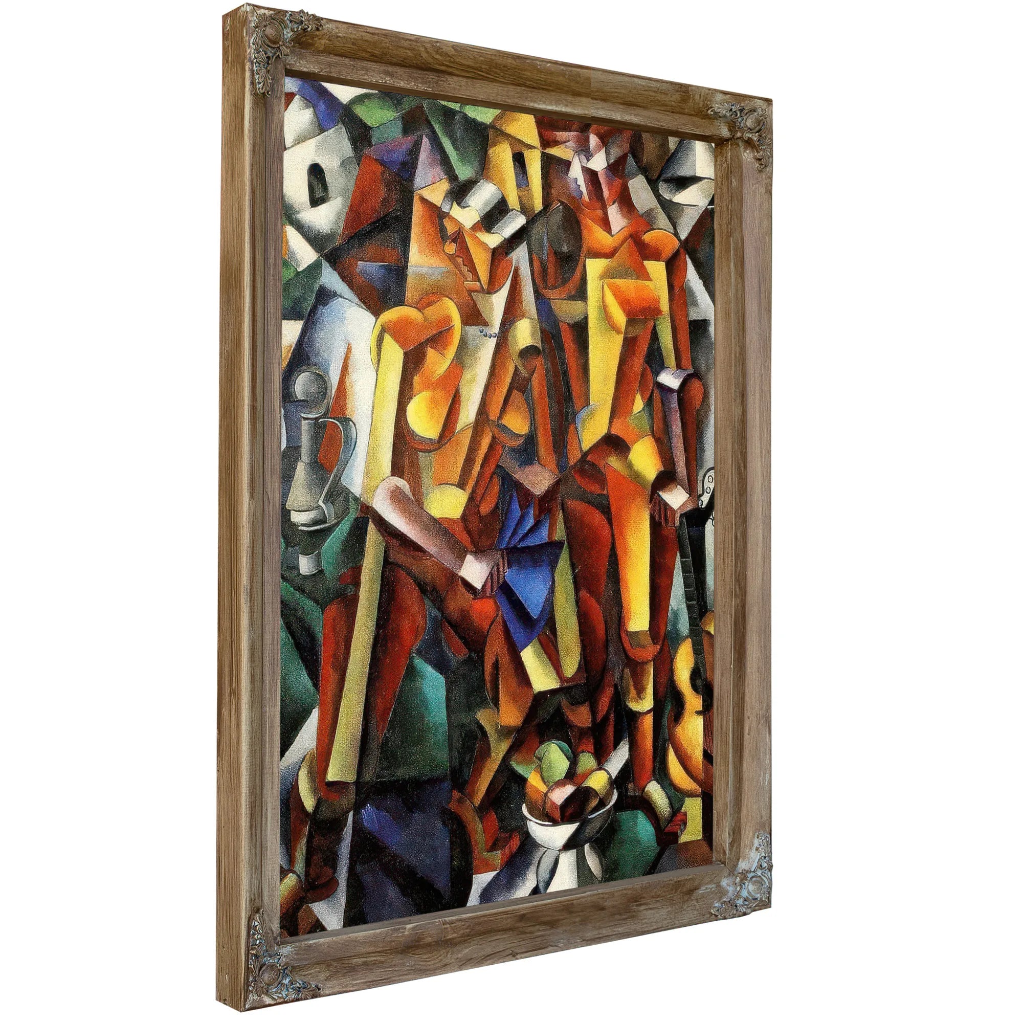Composition With Figures 1913 160X124 3Cm By Liubov Popova Fine Art Print