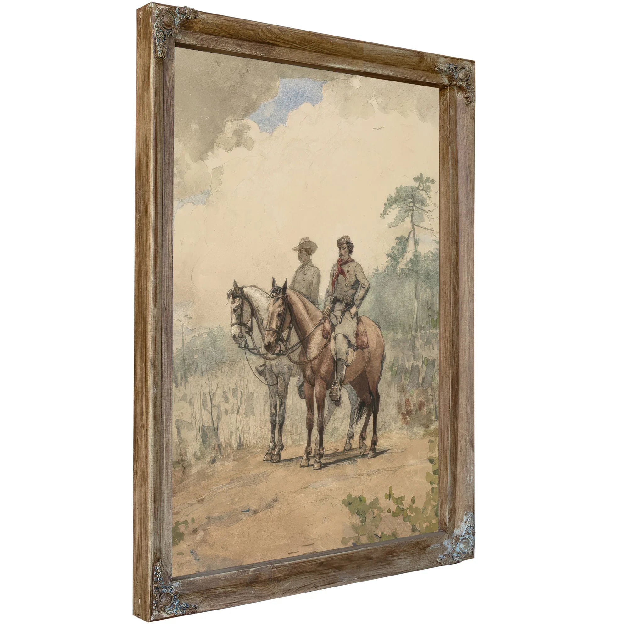 Two Scouts By Winslow Homer Fine Art Print