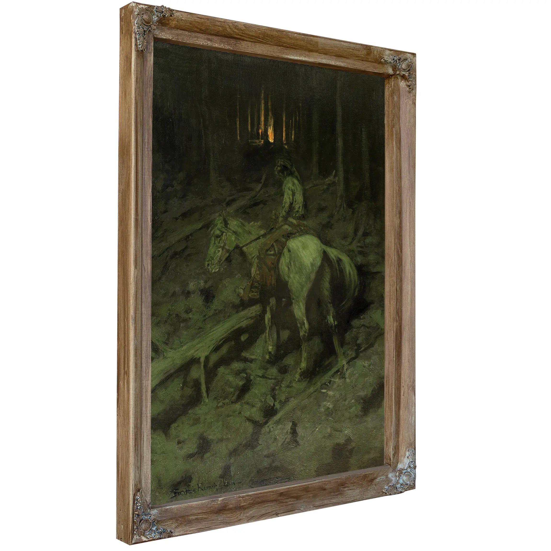  Apache Fire Signal  by Frederic Remington