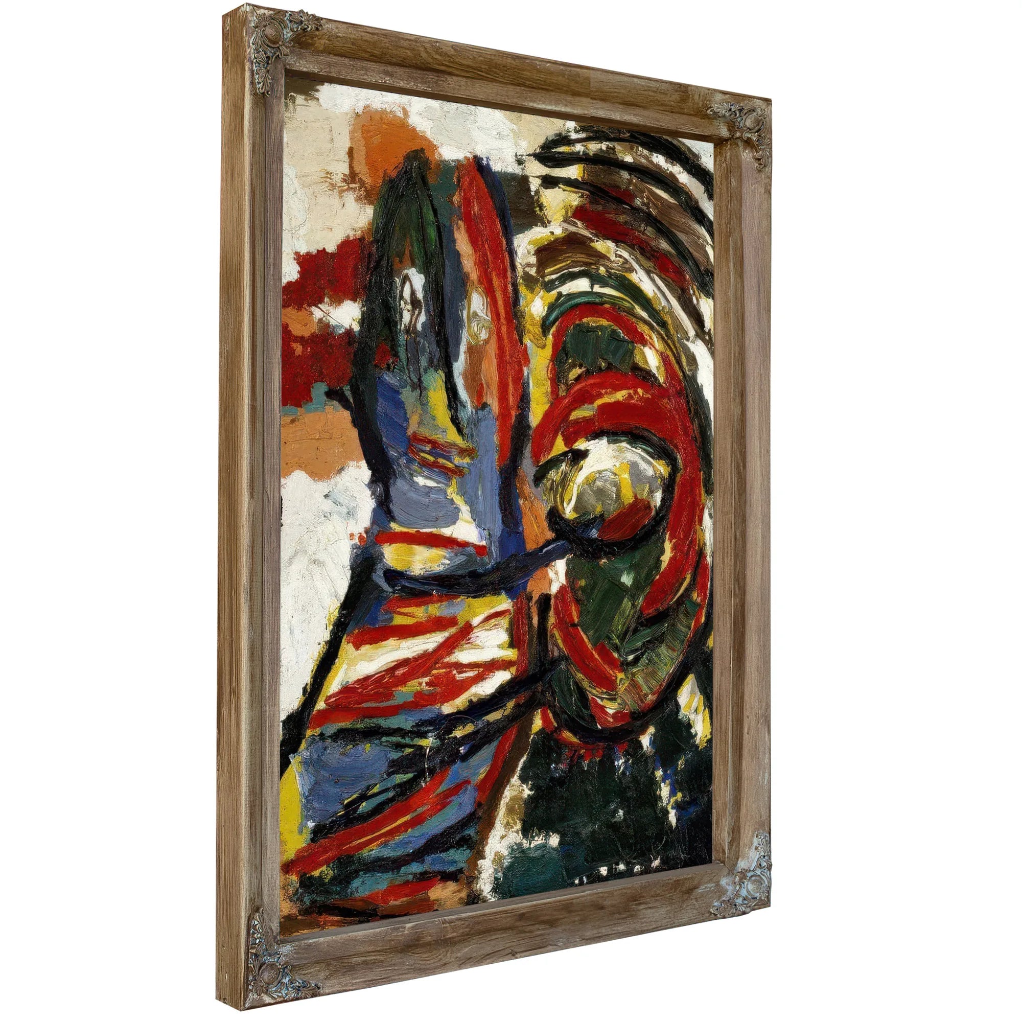 The Crying Crocodile Tries To Catch The Sun By Karel Appel Fine Art Print