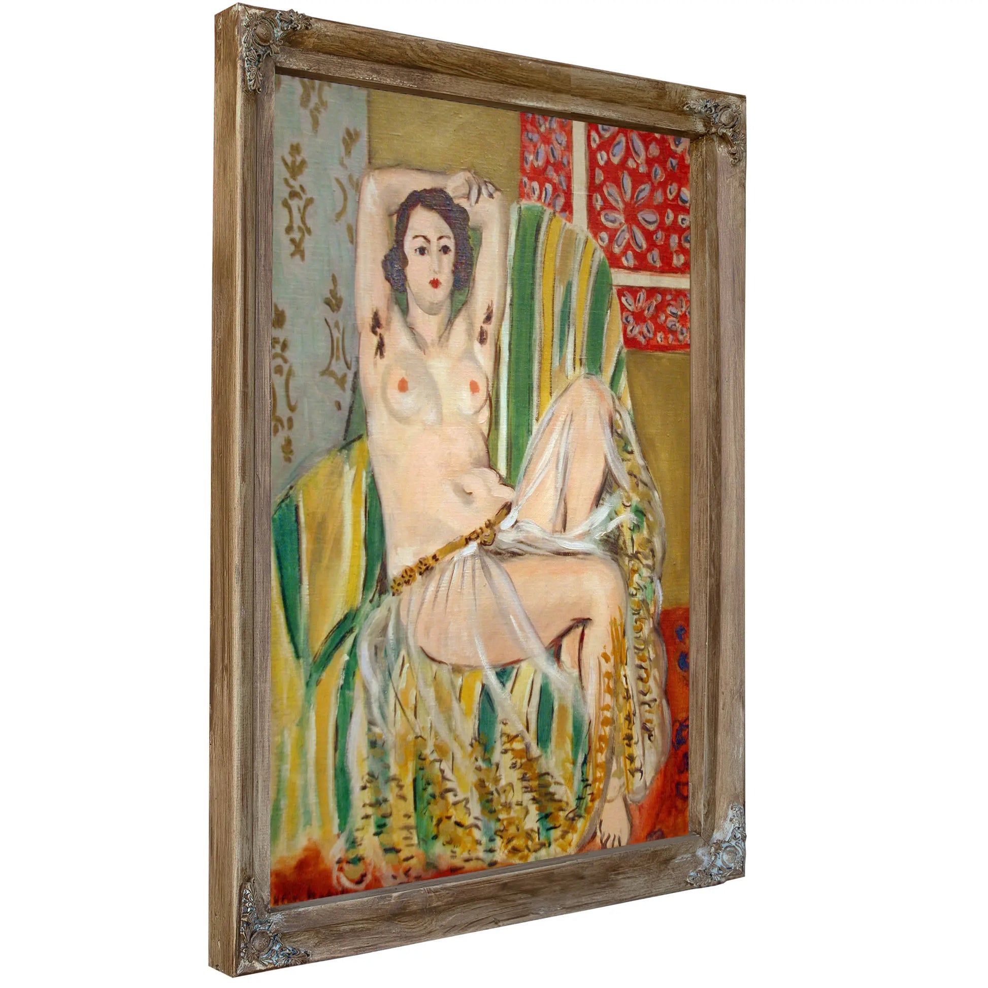 Odalisque With Striped Armchair by Henri Matisse